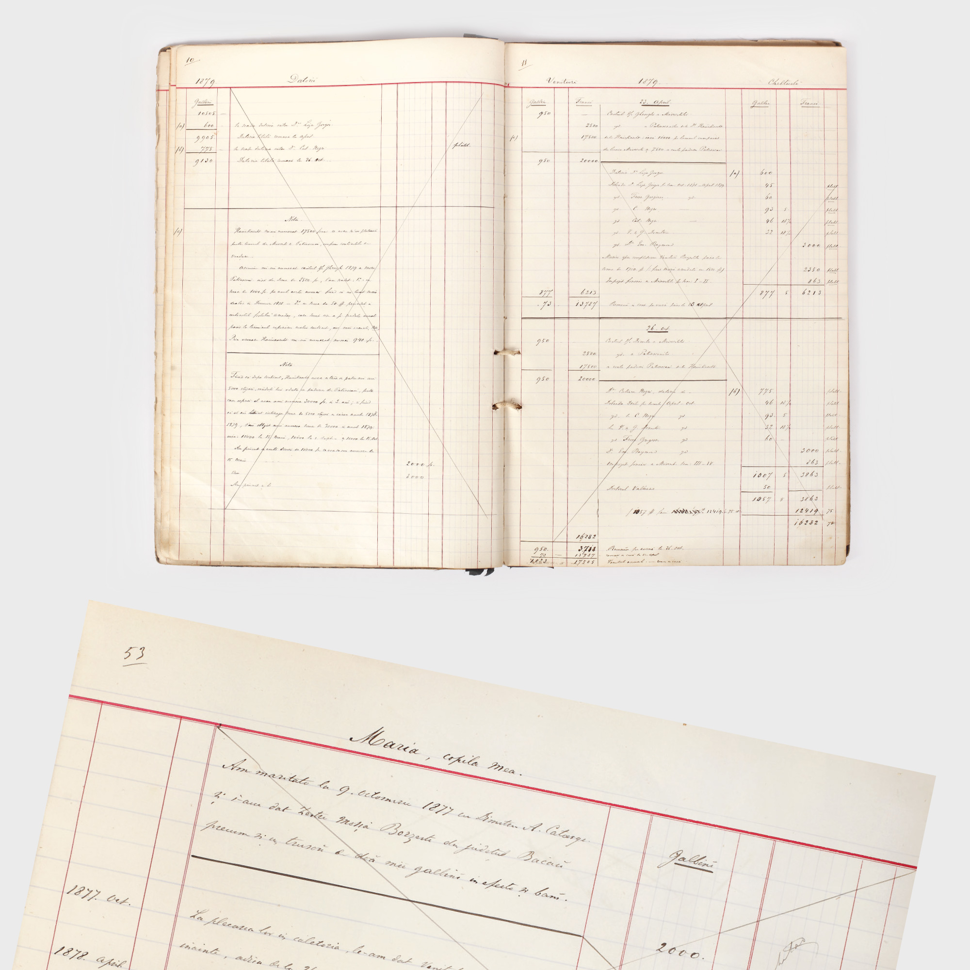 Registrele contabile și de proprietate ale poetului Vasile Alecsandri, piesă unică de colecţie