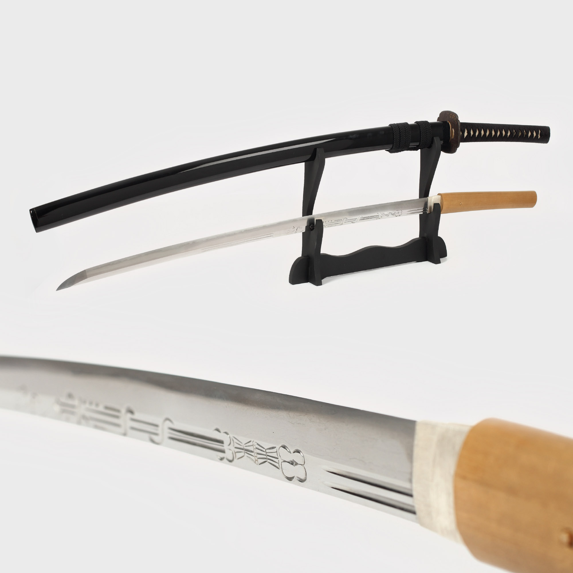 Katana Mumei, realizată de maestrul Kanenori, perioada Momoyama, anul Bunroku (1592), însoţită de certificat NBTHK