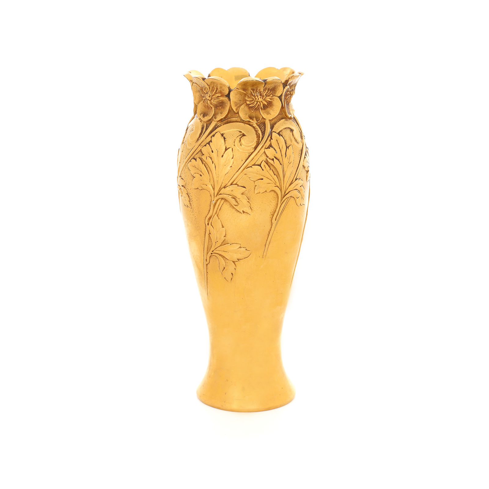 Christofle gilded bronze vessel, approx. 1925