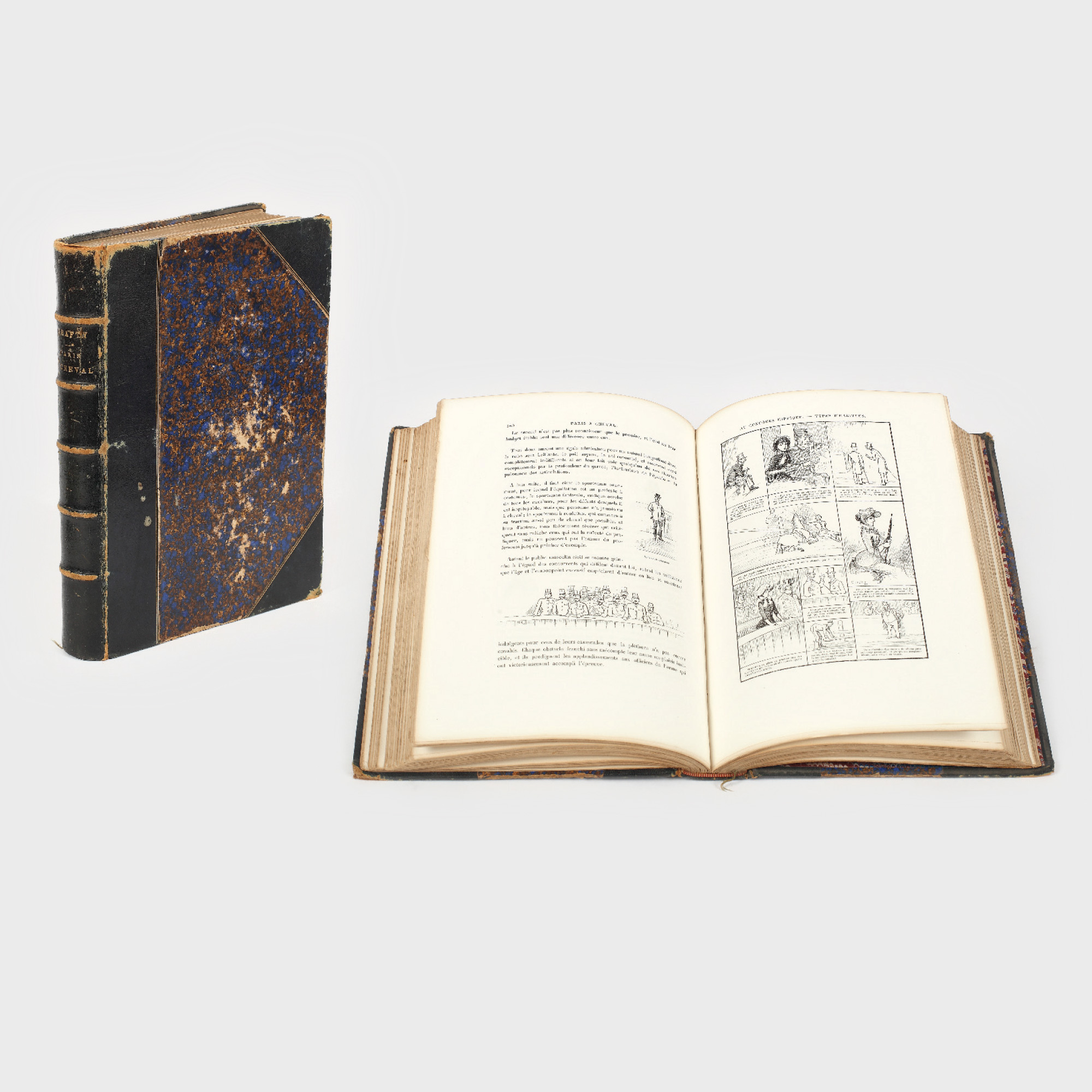 "Parisul călare", de Crafty, Paris, 1883, exemplar în limba franceză