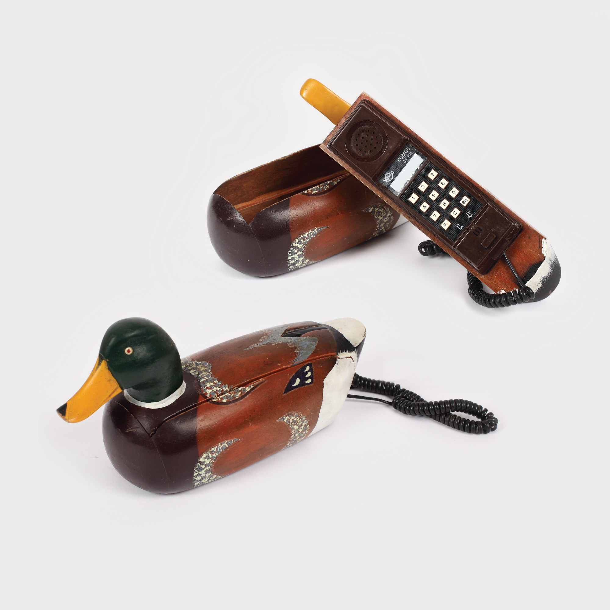 Telefon în format decorativ de rață sălbatică