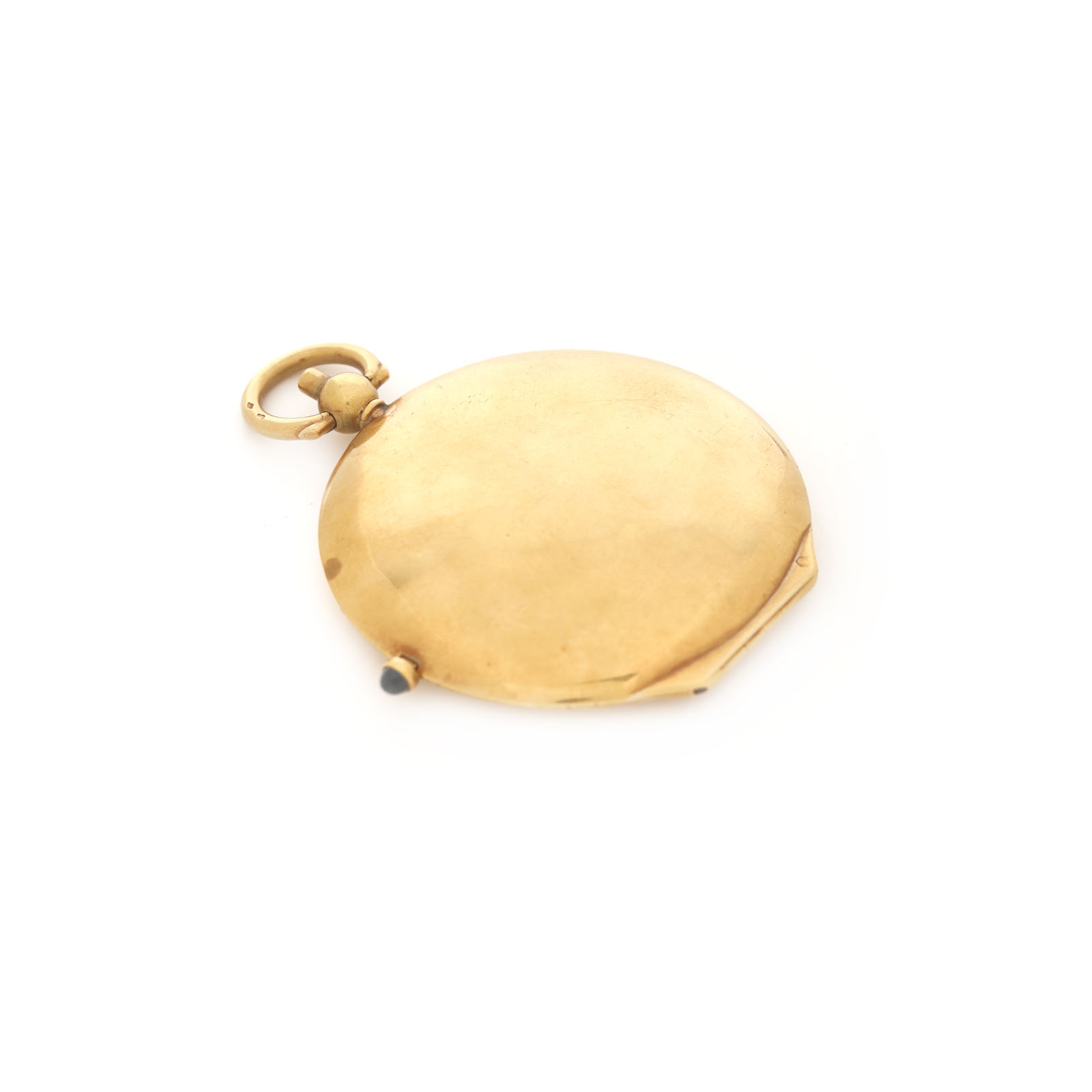 Powder case made of gold, the end of the 19th century
