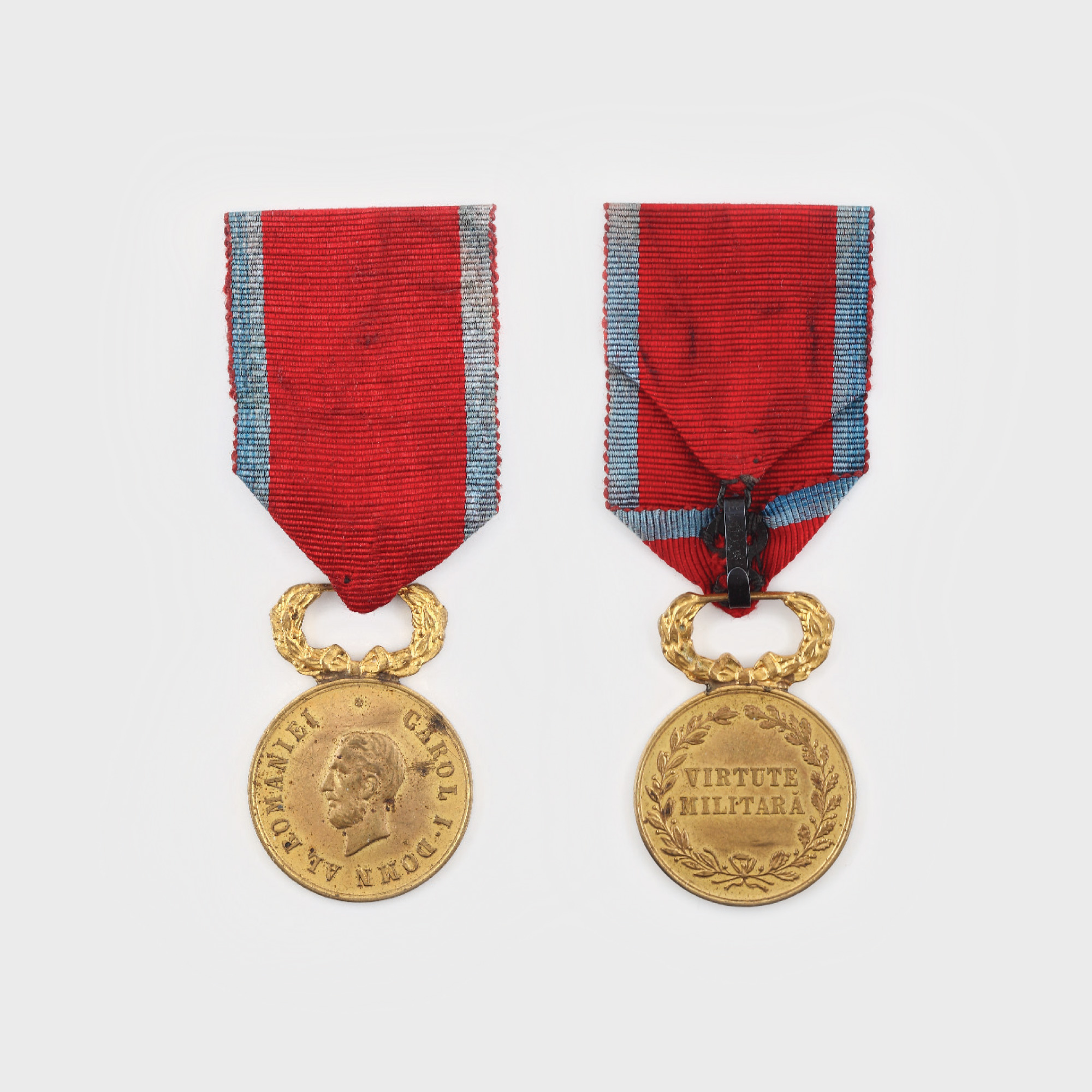 Medalia "Virtutea Militară", clasa I, pe timp de pace, model 1872