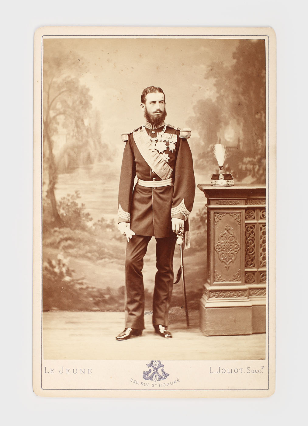 Fotografie a Domnitorului Carol I, Atelier Le Jeune & Léon Joliot, 1870