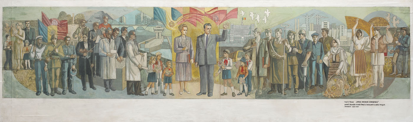 Epoca Ceauşescu (proiect de frescă pentru sediul M.Ap.N)