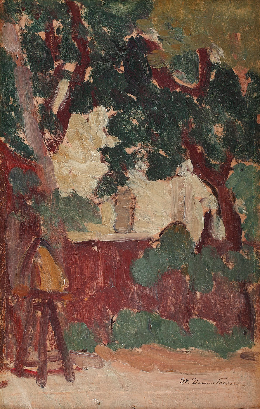 La șevalet