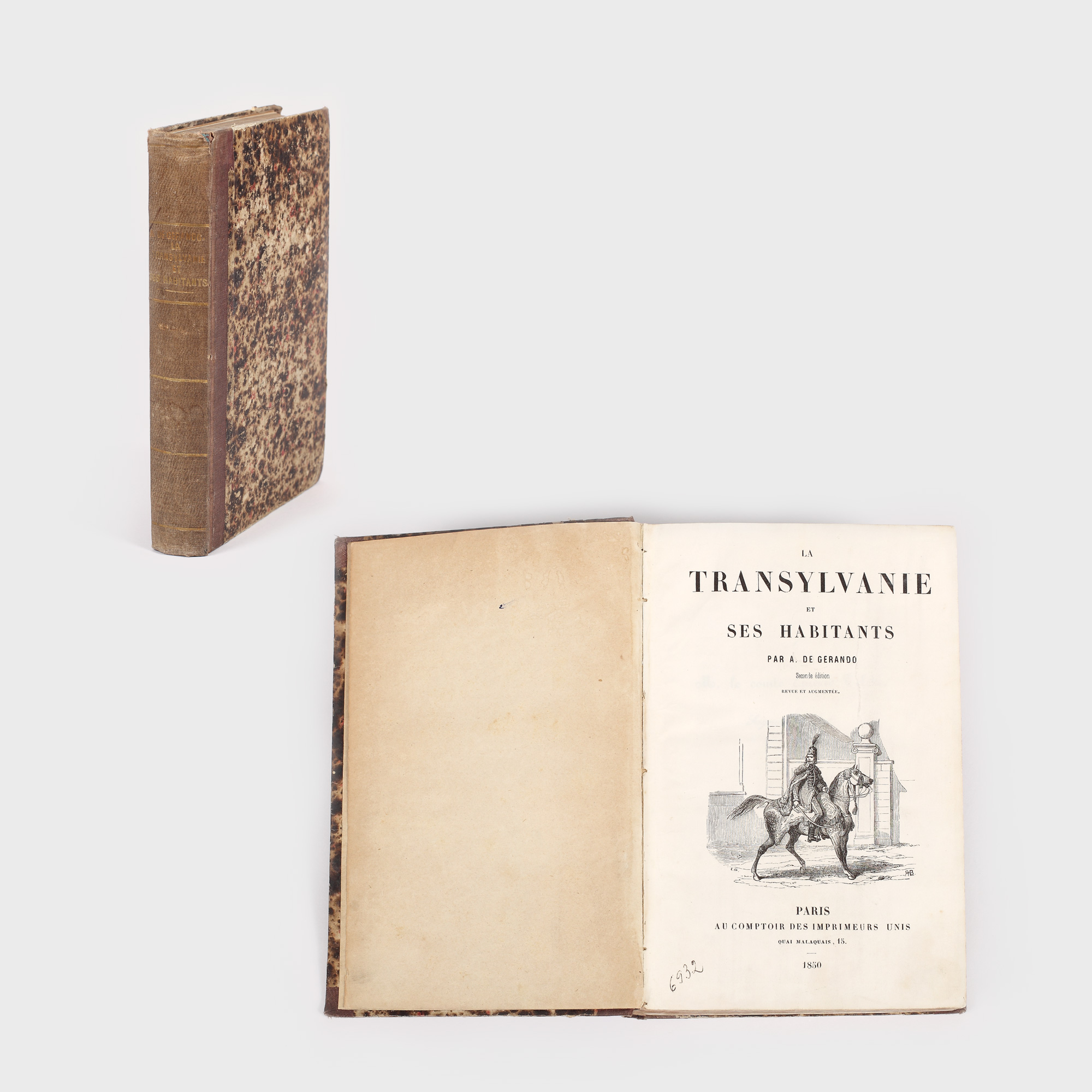 "Transilvania și locuitorii săi", de A. de Gerando, Paris, 1850