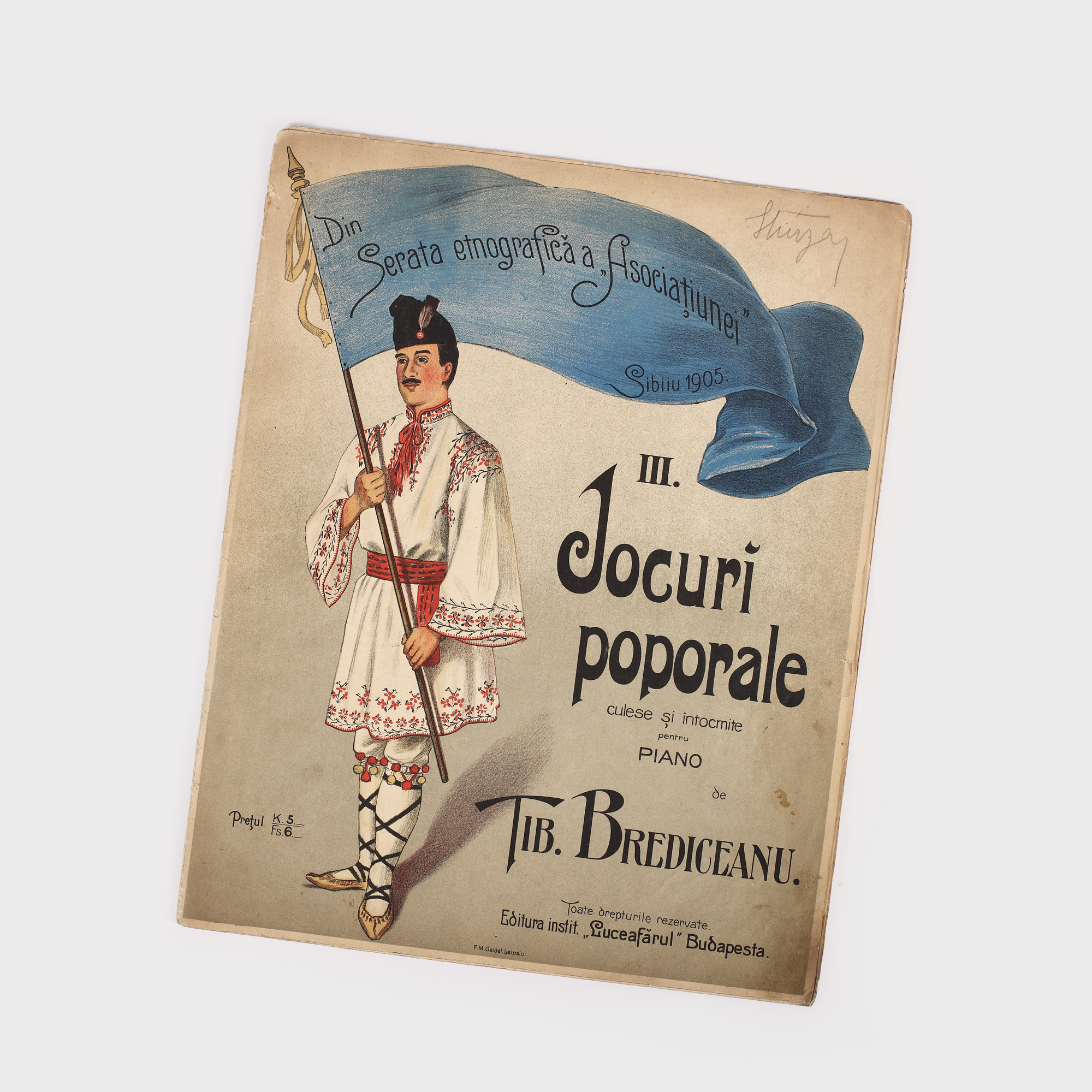 "Jocuri populare pentru pian", de Tiberiu Brediceanu