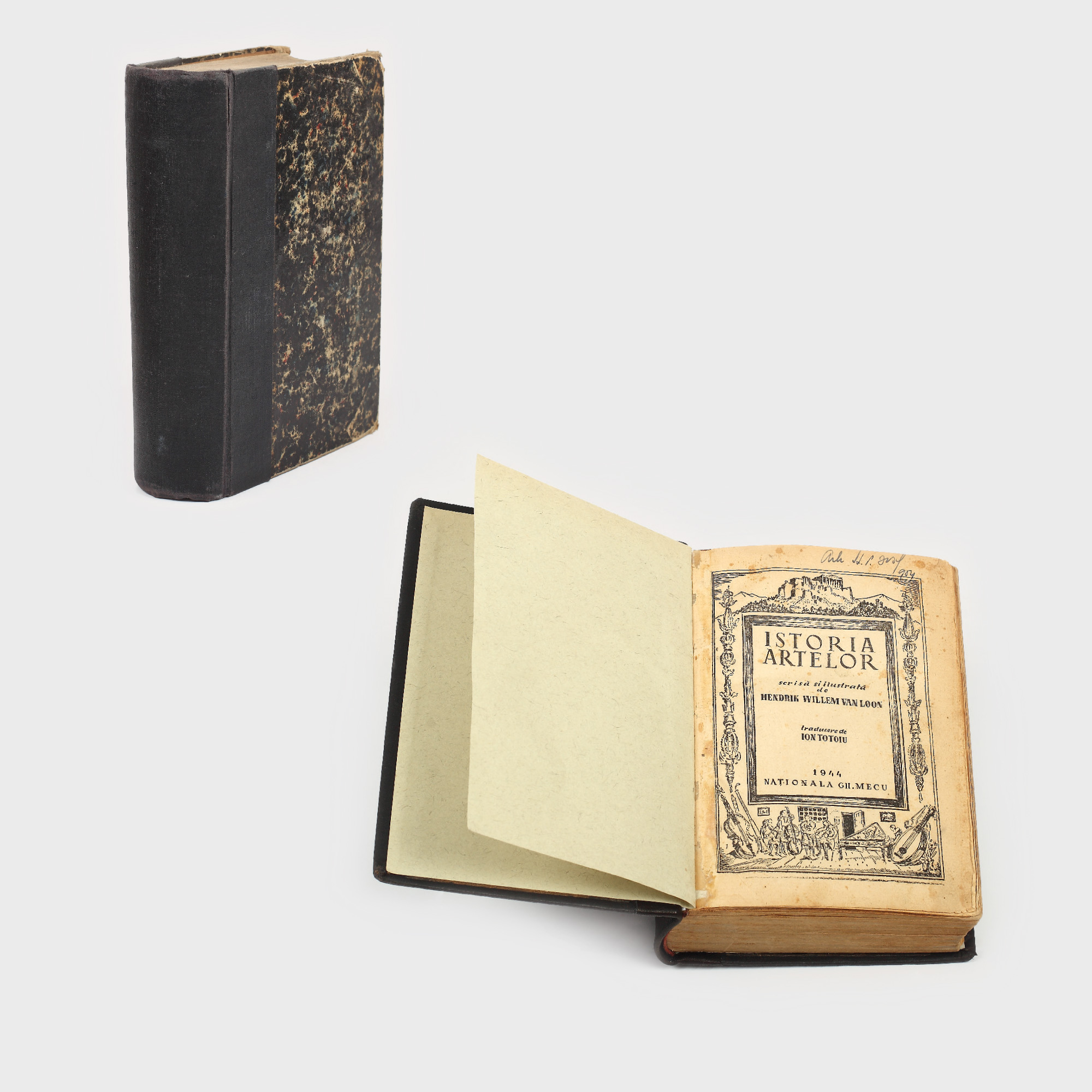 "Istoria Artelor", de Hendrik Van Loon, Ed. Naţională Gh. Mecu, 1944