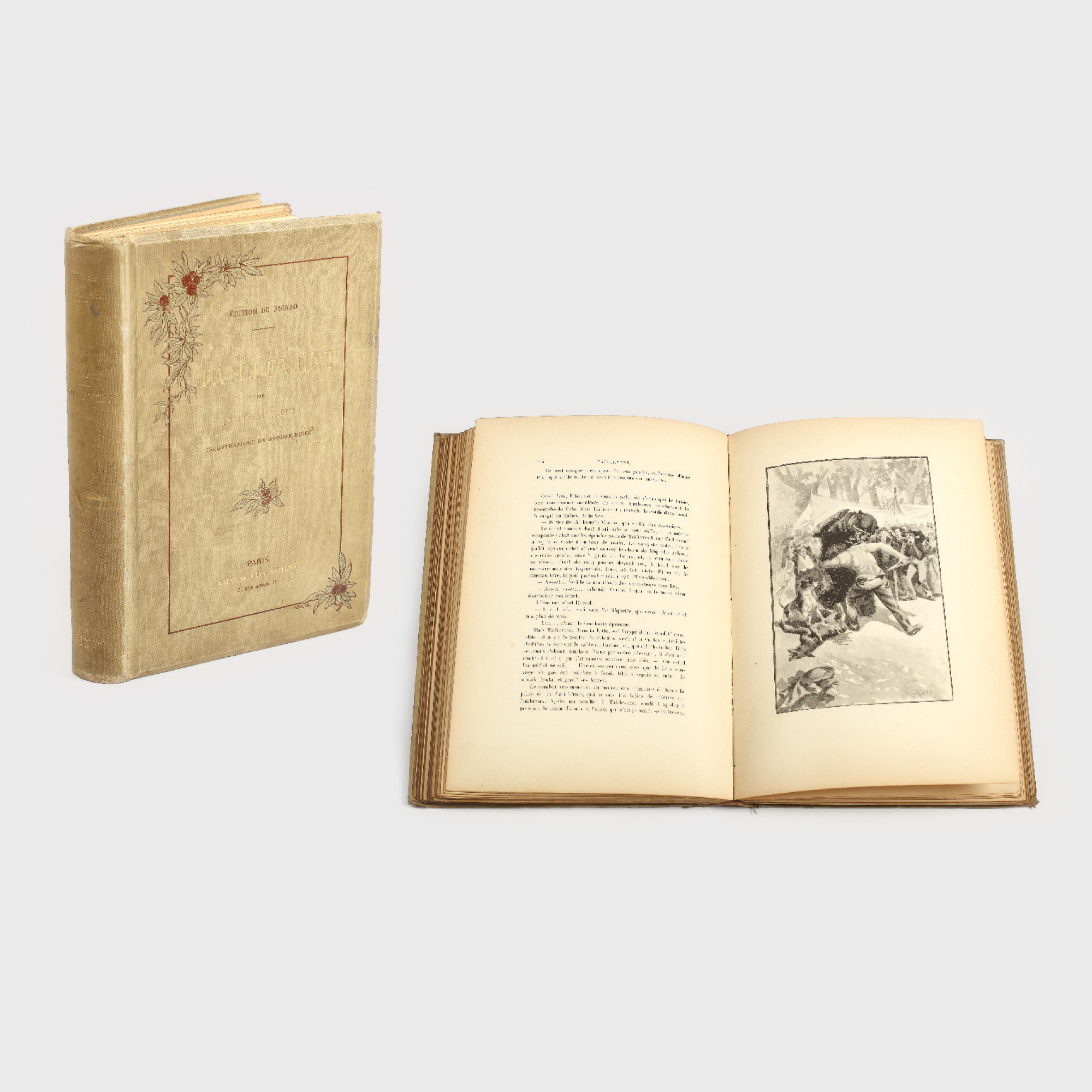 "Taillevent", de Ferdinand Fabre, ediție de lux tipărită în 25 de exemplare, Paris, 1895