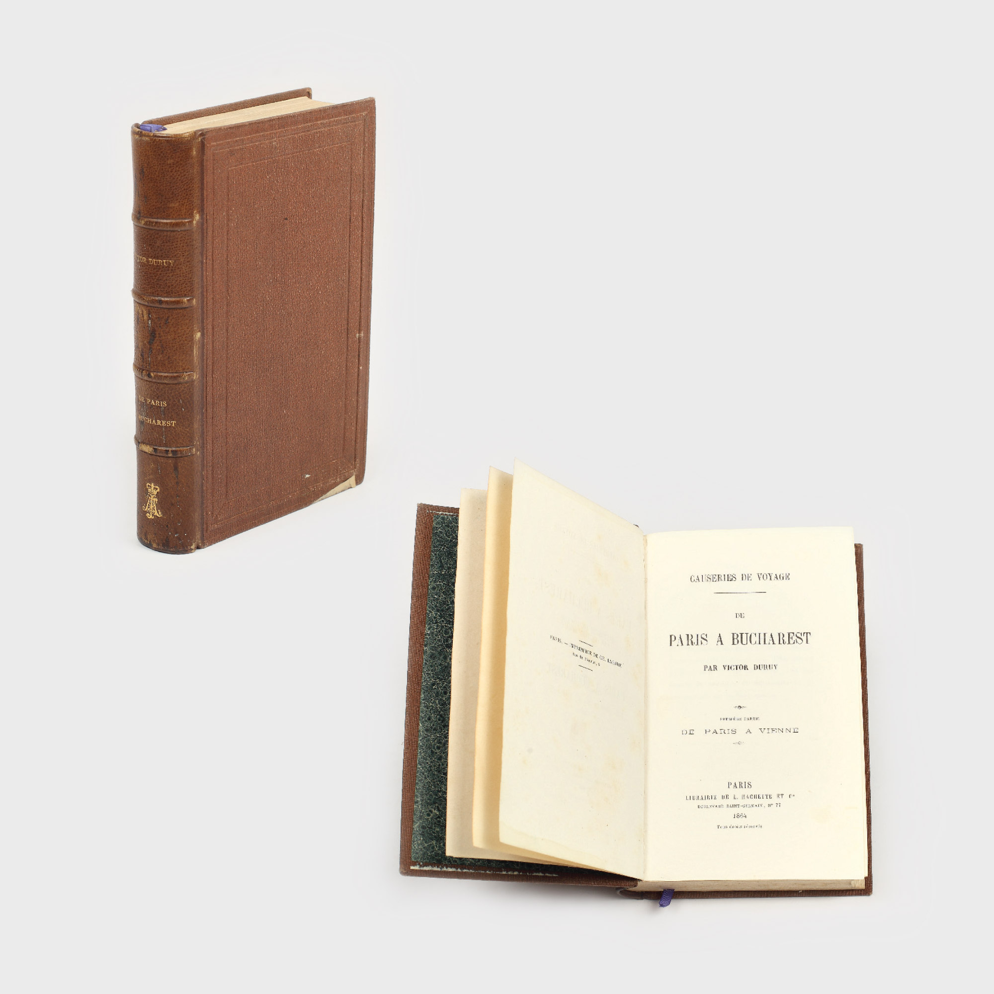 "Causeries de Voyage de Paris a Bucharest", de Victor Duruy, Paris, 1864