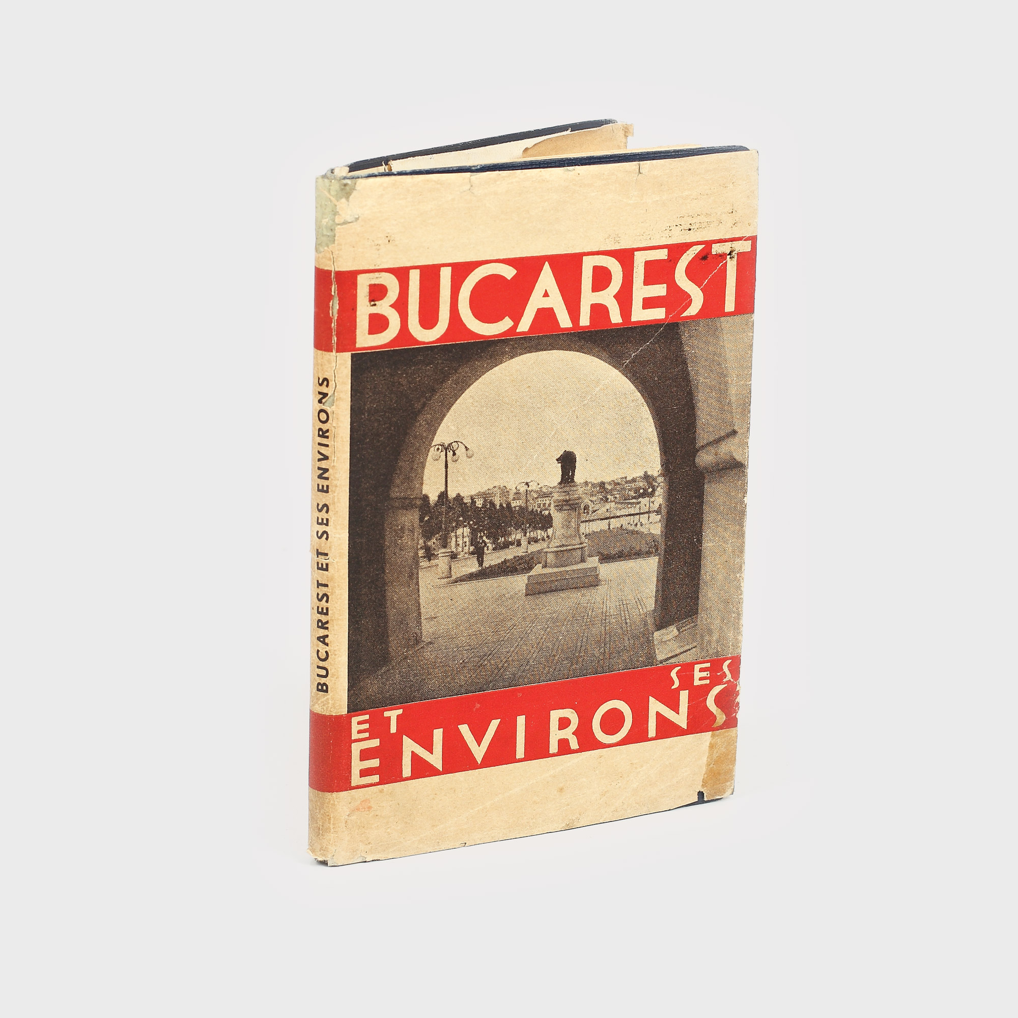 "Le Guide de Bucarest et ses Environs", cu dedicația autorului, București, anii 1930