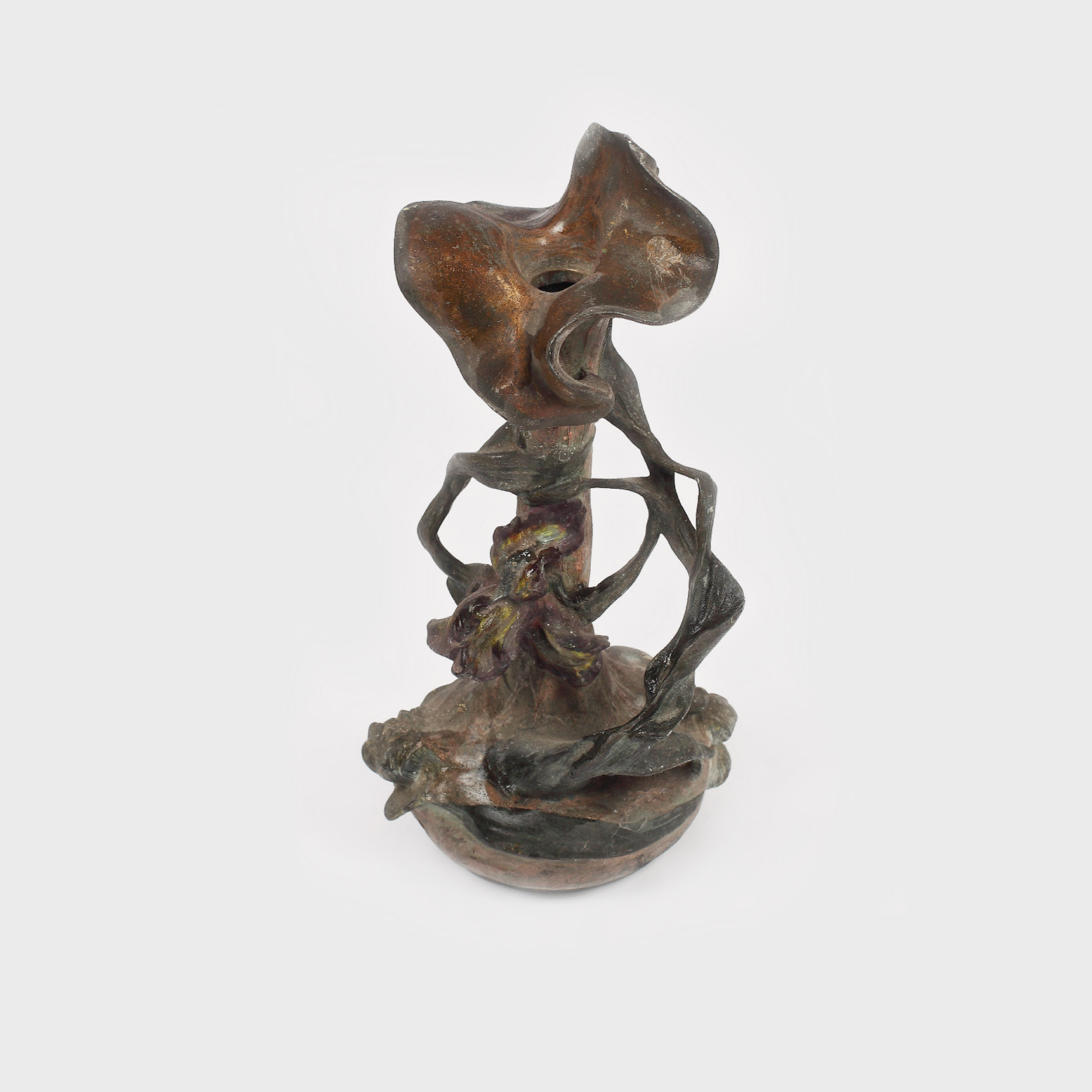 Vază "Délire d'Iris", semnată Pedro Rigual, cca. 1920