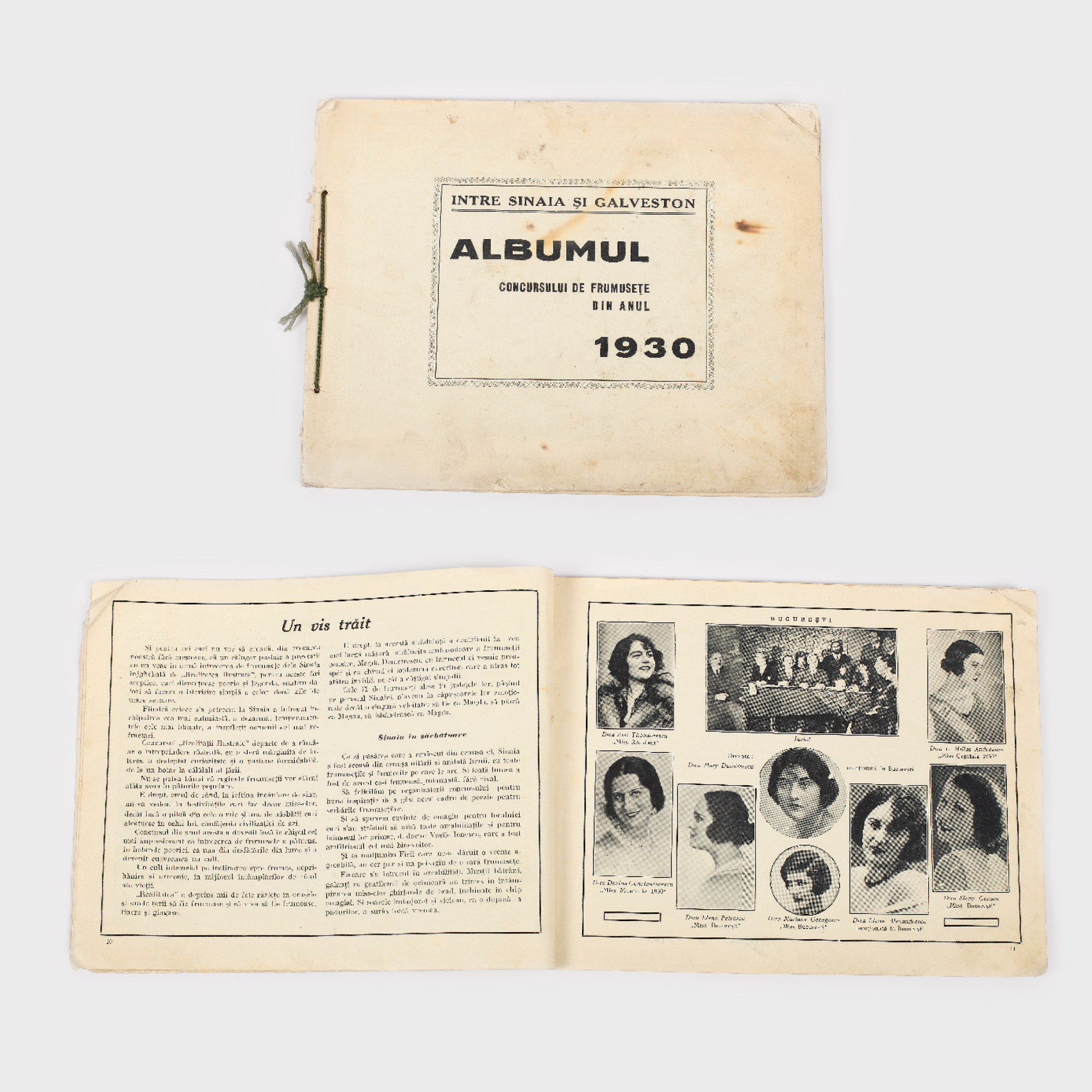Albumul concursului de frumusețe din anul 1930, supliment al "Realității illustrate", 1931