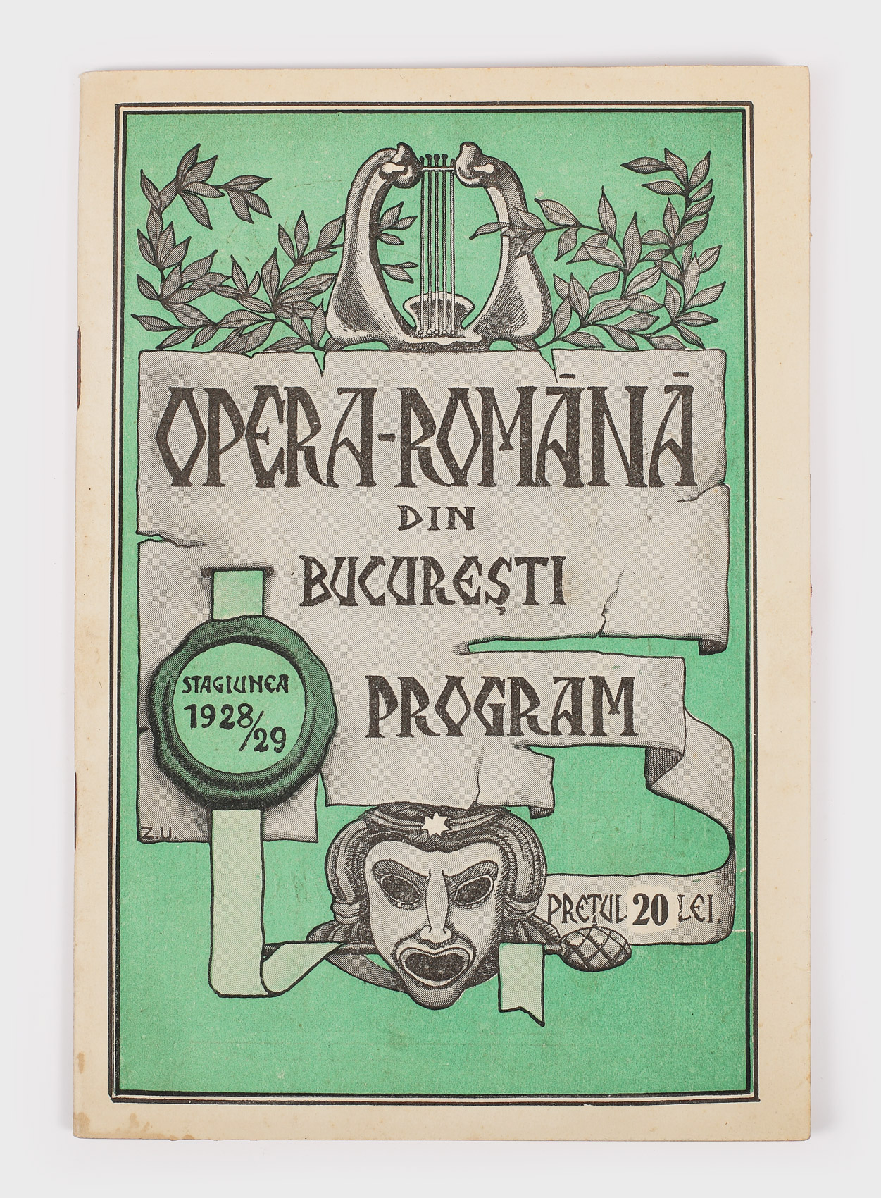 Program al Operei Române pentru stagiunea 1928-1929
