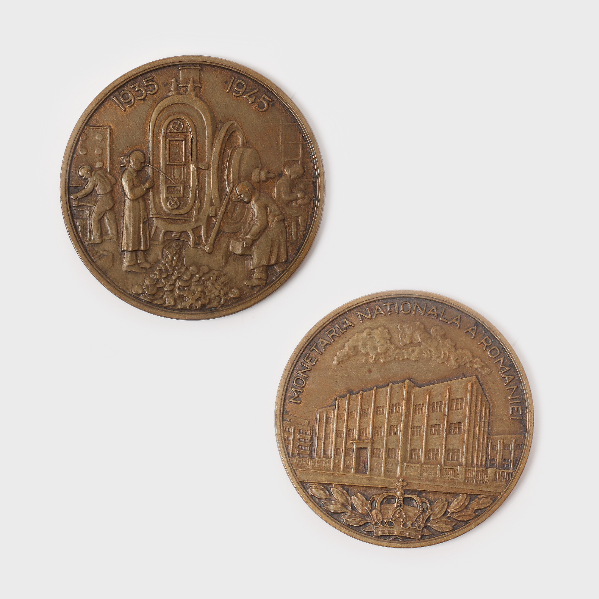 Medalie Monetăria Națională a României, 1935-1945