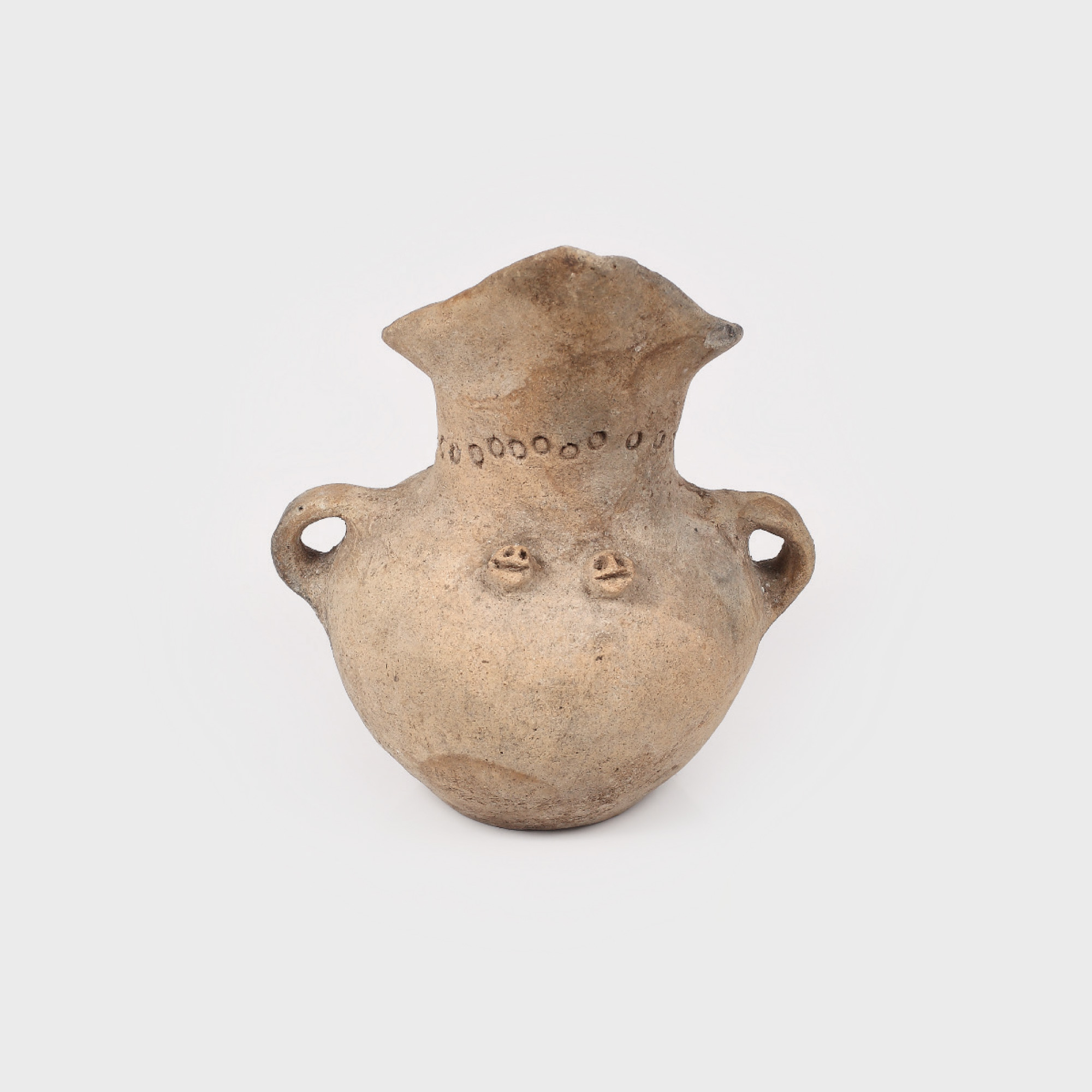 Ulcior pentru ritualuri, decorat cu simbolurile cuplului bărbat-femeie, Anatolia, epoca bronzului