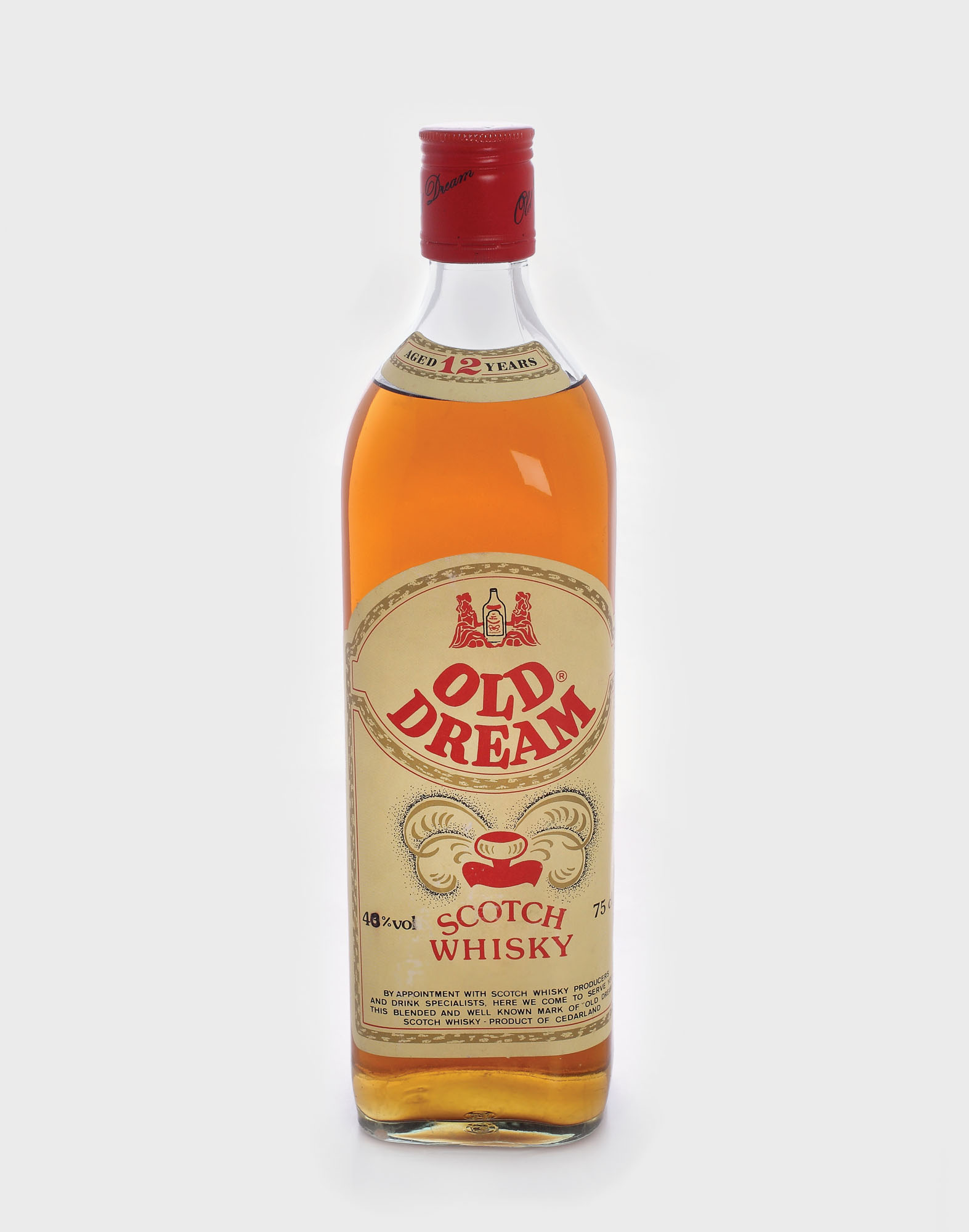Old Dream 12YO blended scotch whisky, Scoția, anii '70
