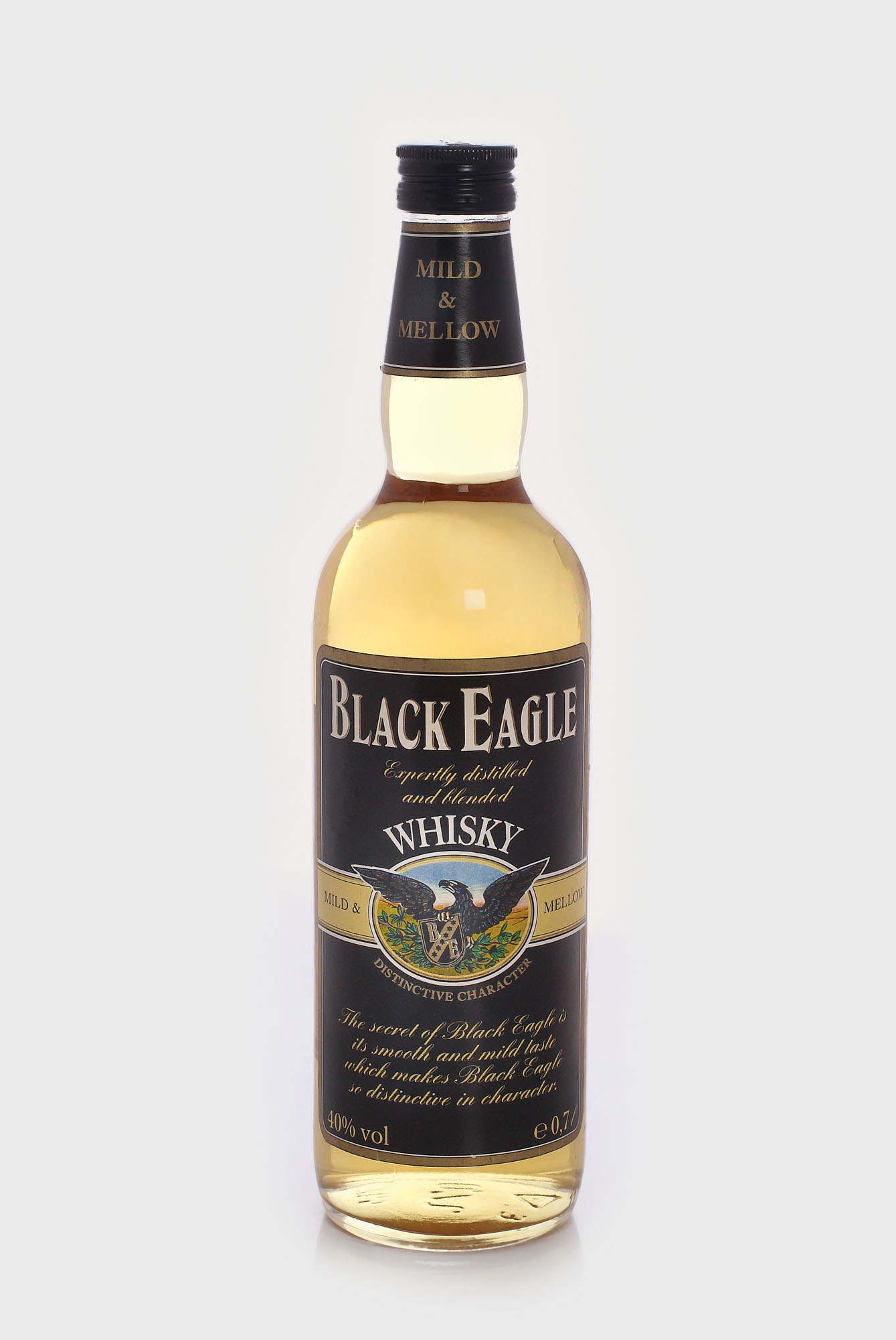 Black Eagle blended scotch whisky, anii '80