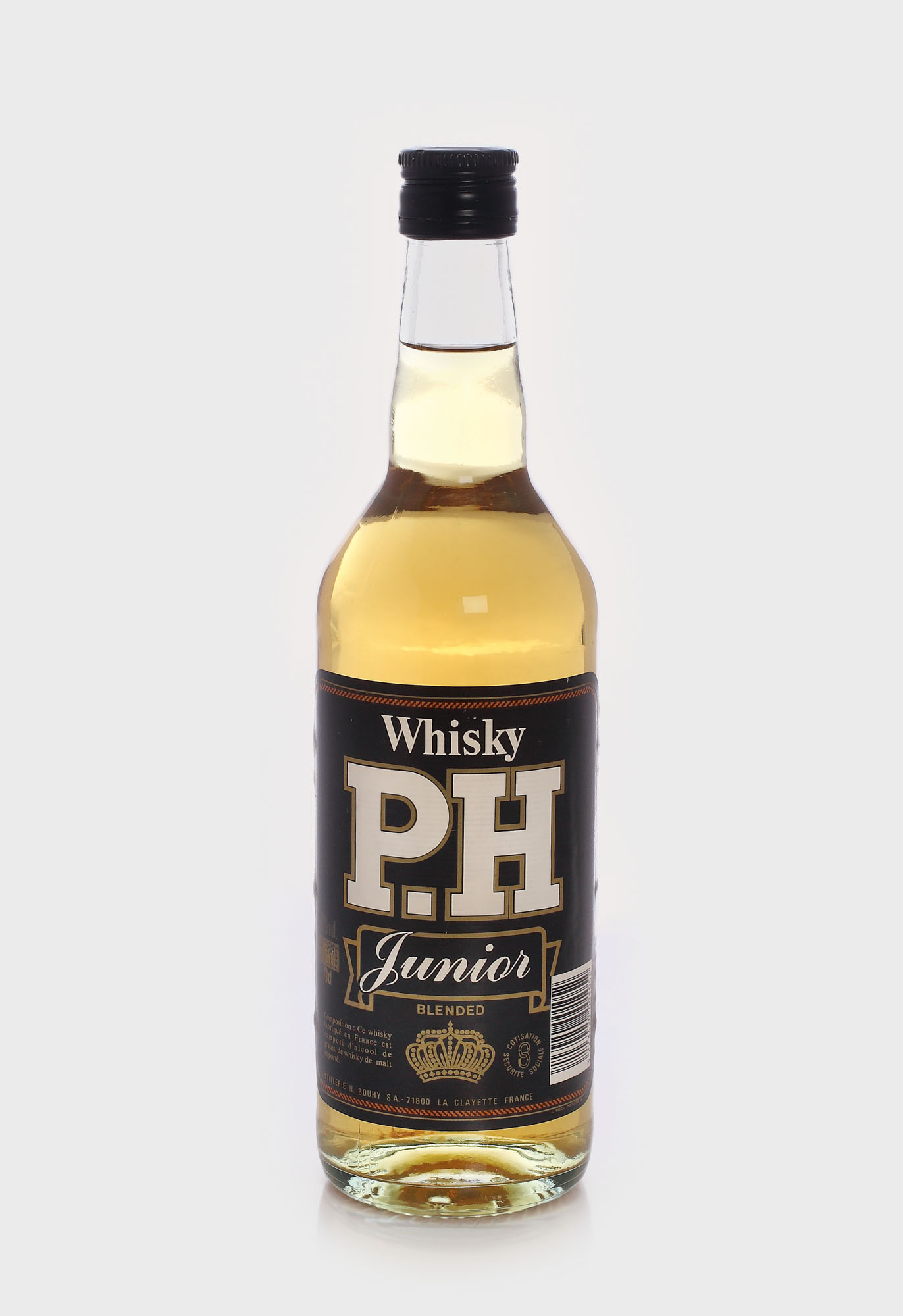 P.H Junior blended whisky, Franța, anii '70