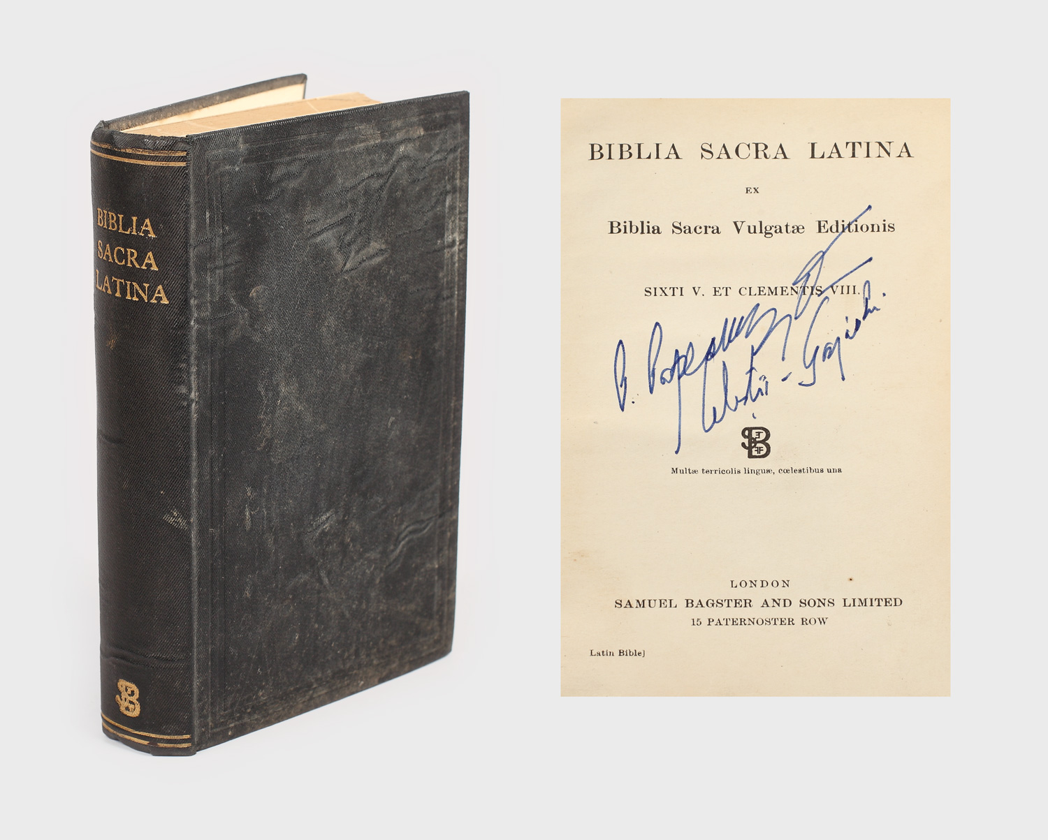 Biblia Sacra Latina, ediție Samuel Bagster & Sons, Londra