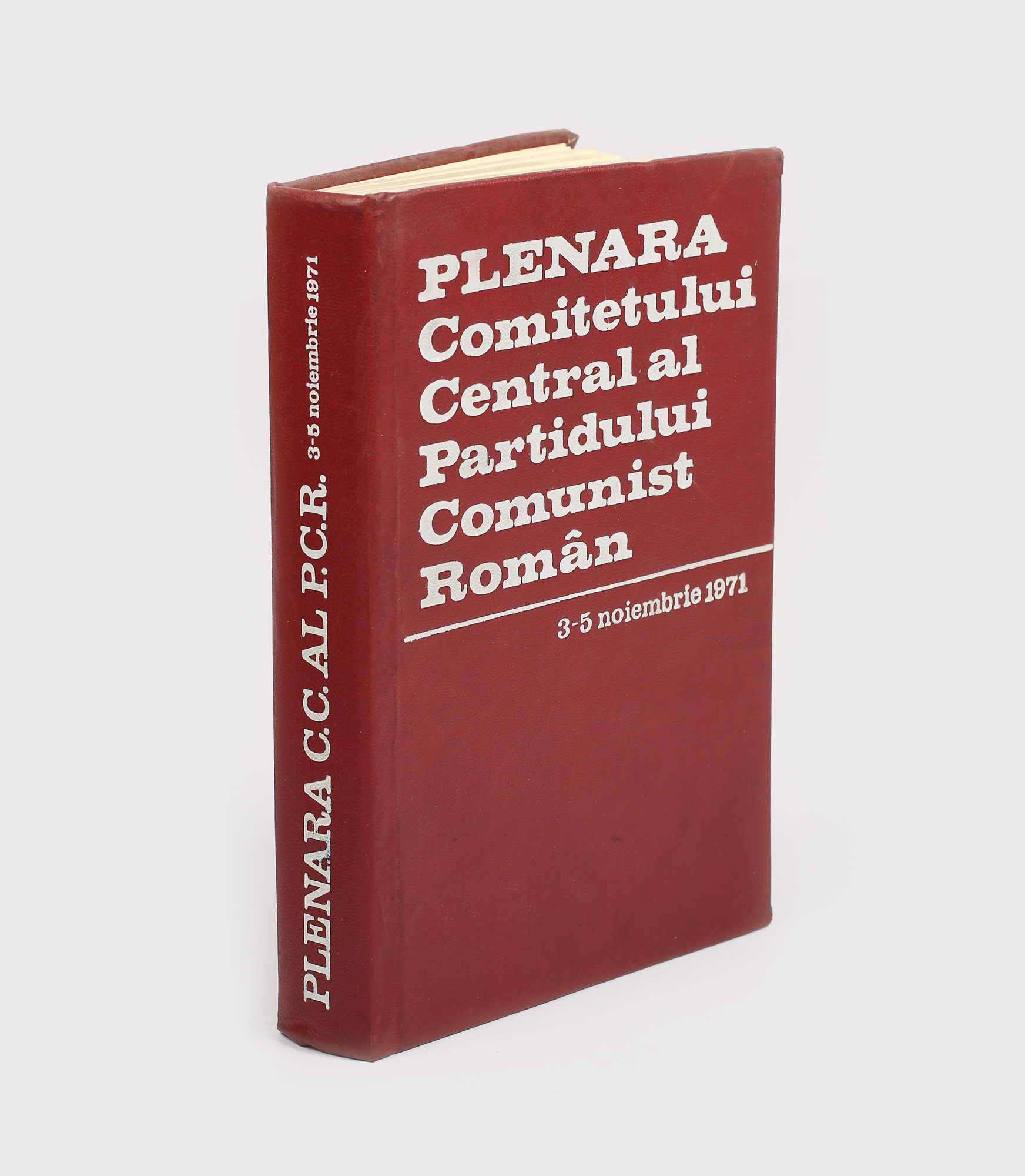 Plenara C.C. al P.C.R., 3-5 Noiembrie 1971