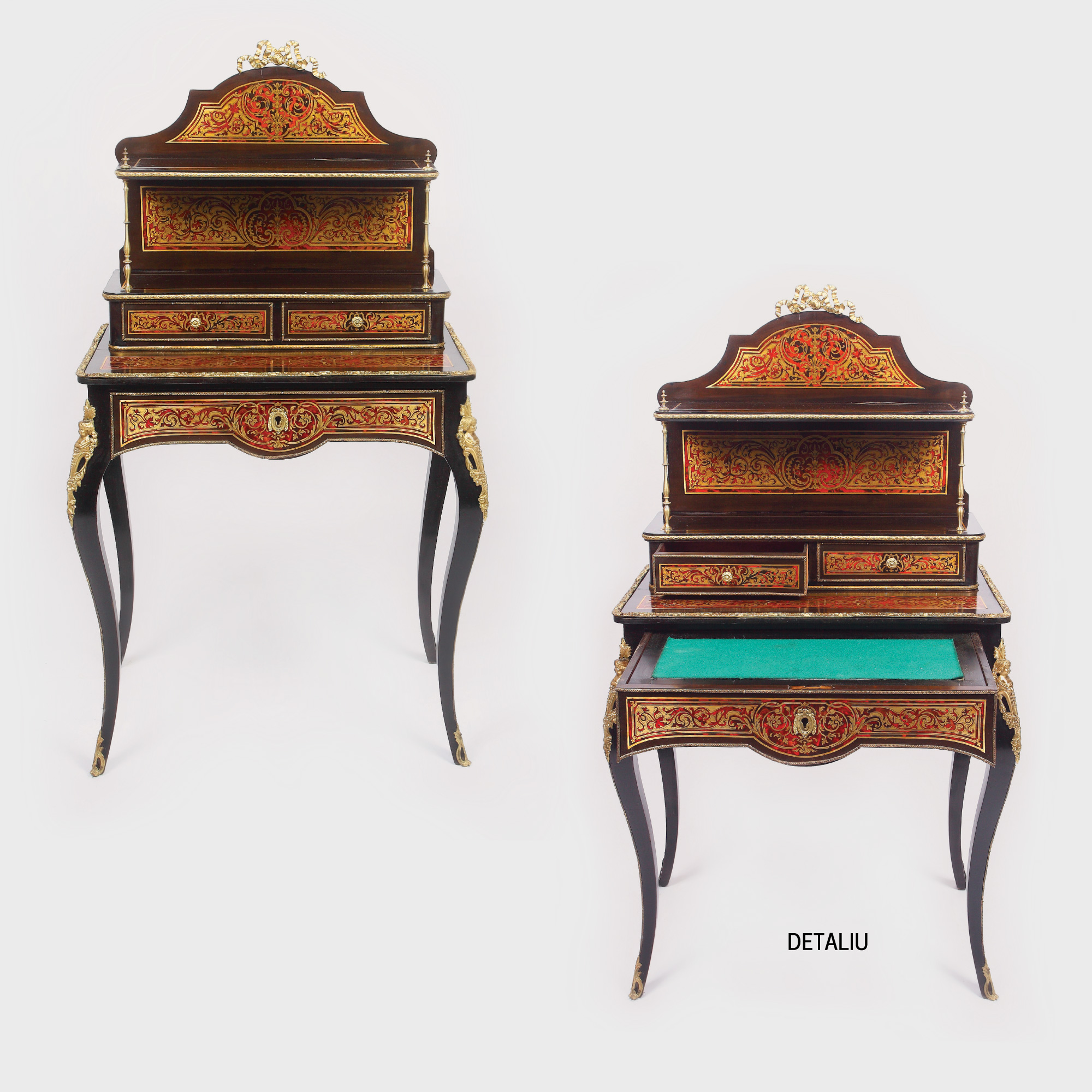 Excepțional cabinet tip Boulle, în stil Napoleon III, cca. 1870