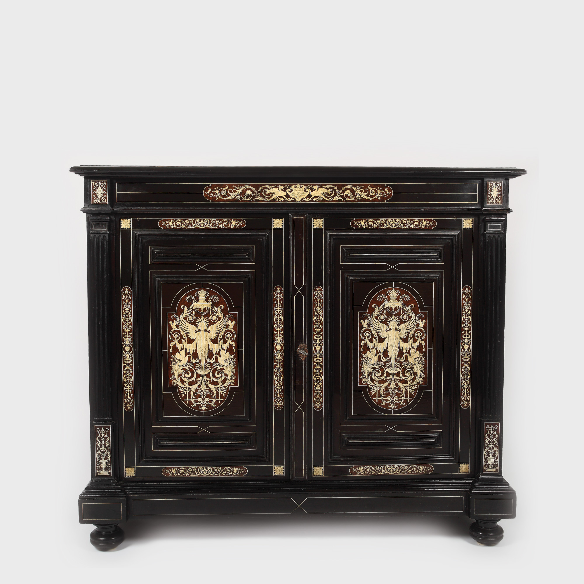 Superbă consolă decorată în manieră Napoleon III, sfârşitul sec. XIX - începutul sec. XX