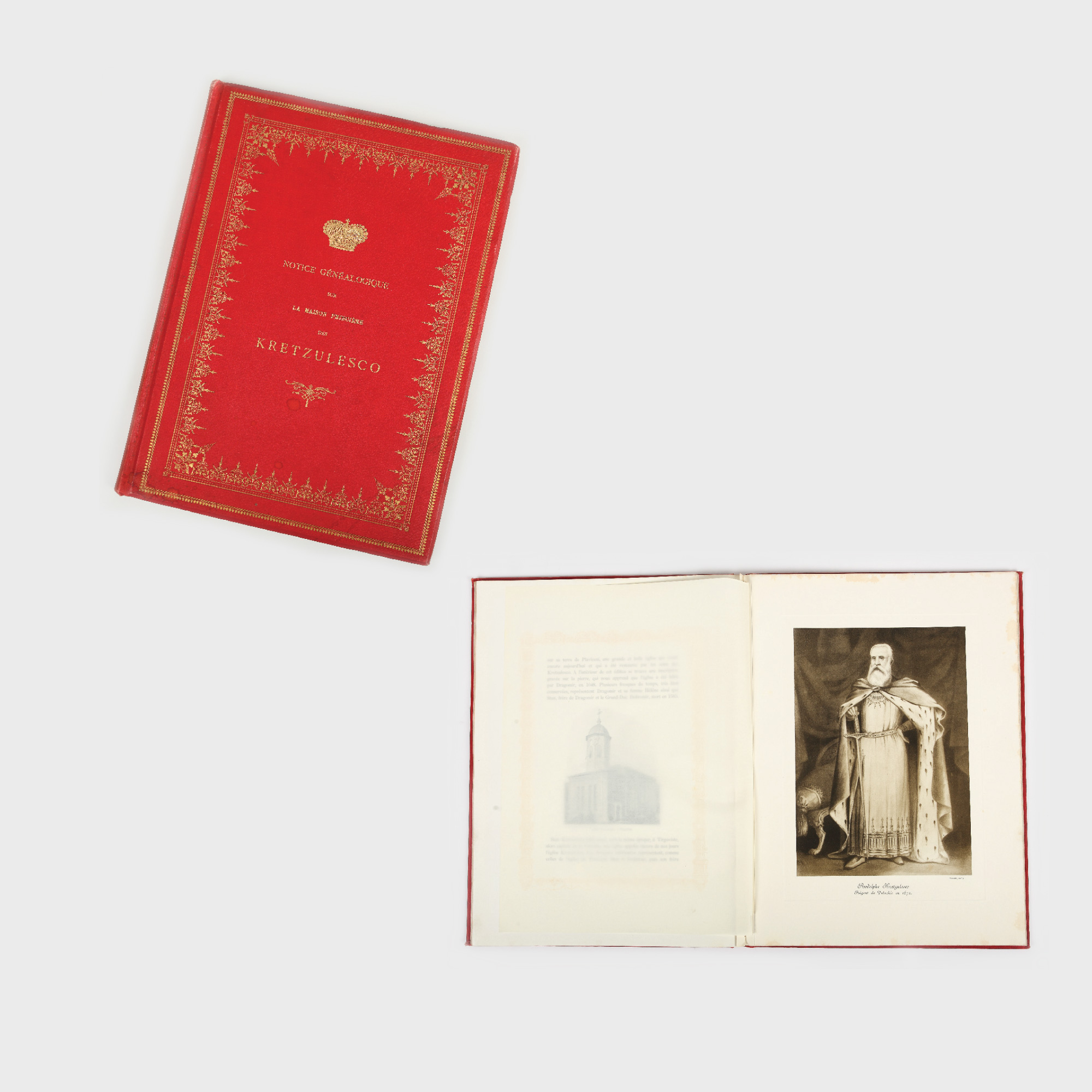 Notice genealogique sur la maison princier de Kretzulesco, exemplar numerotat 92 din 100