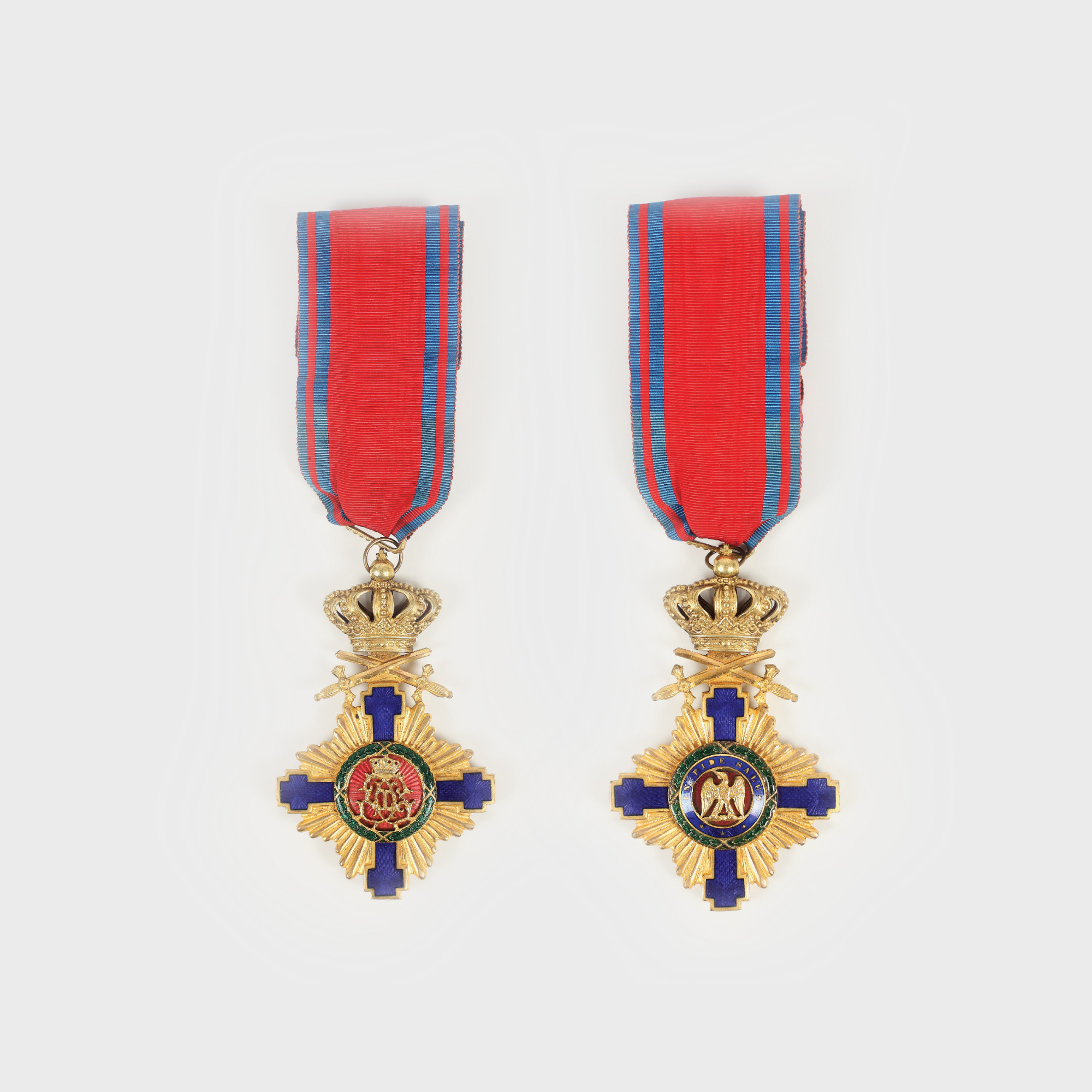 Ordinul Steaua României, în grad de Comandor, tip militar, pentru merite de pace, model 1877