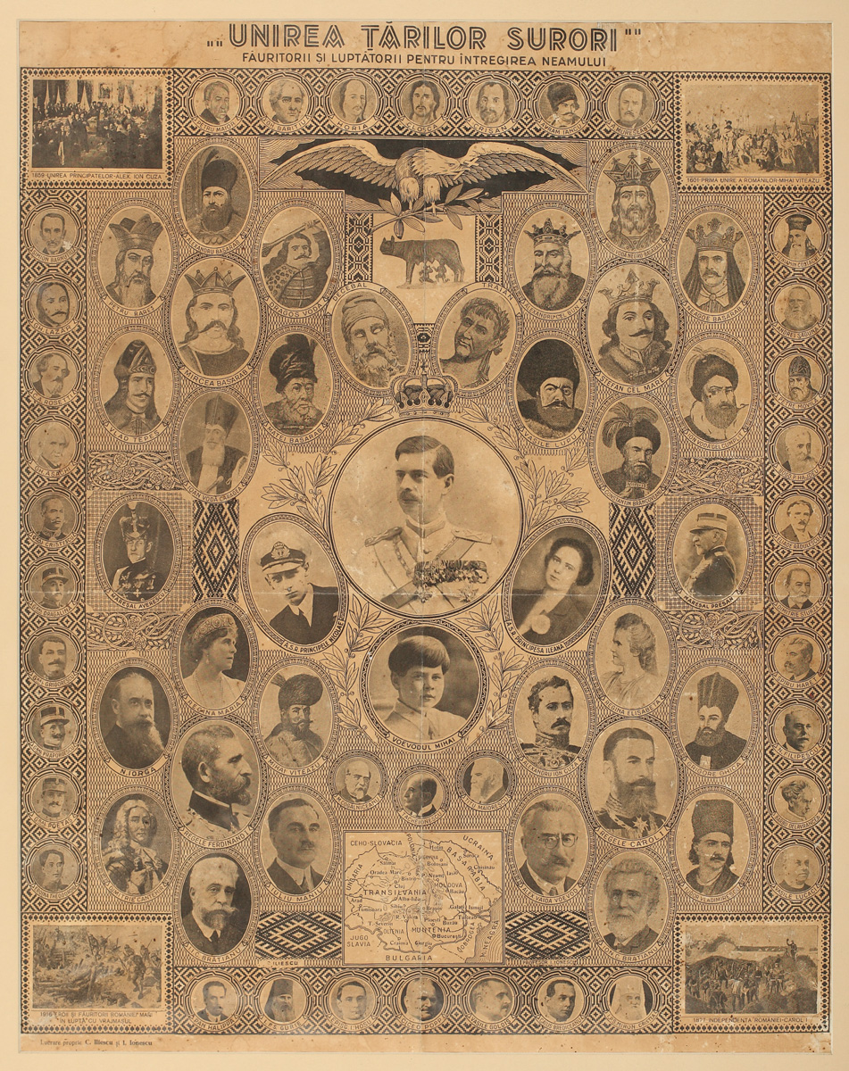 Afiş "Unirea ţărilor surori", 1930
