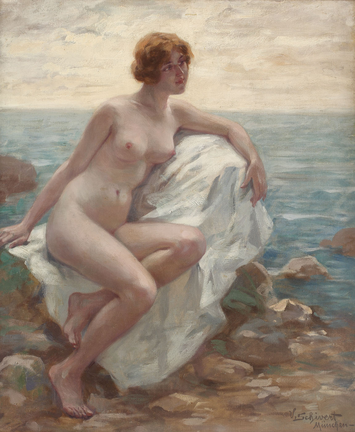 Nud pe stâncă