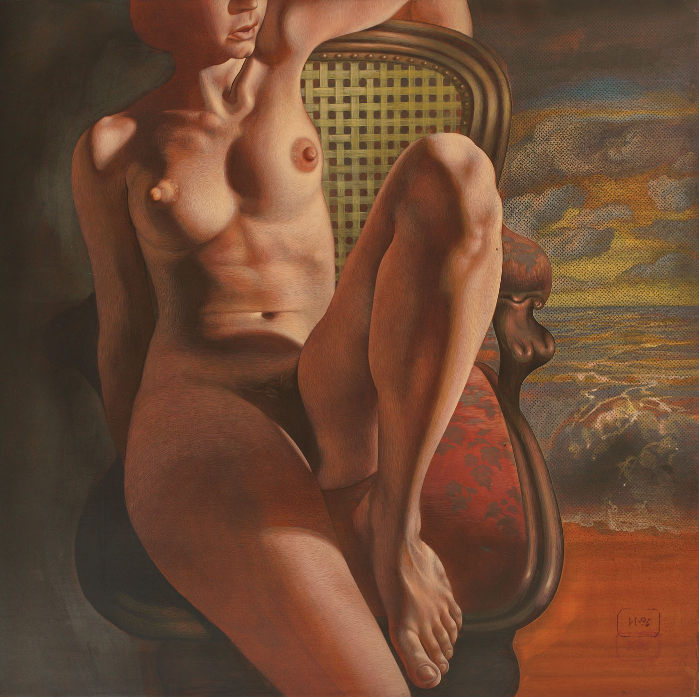 Nud la malul mării