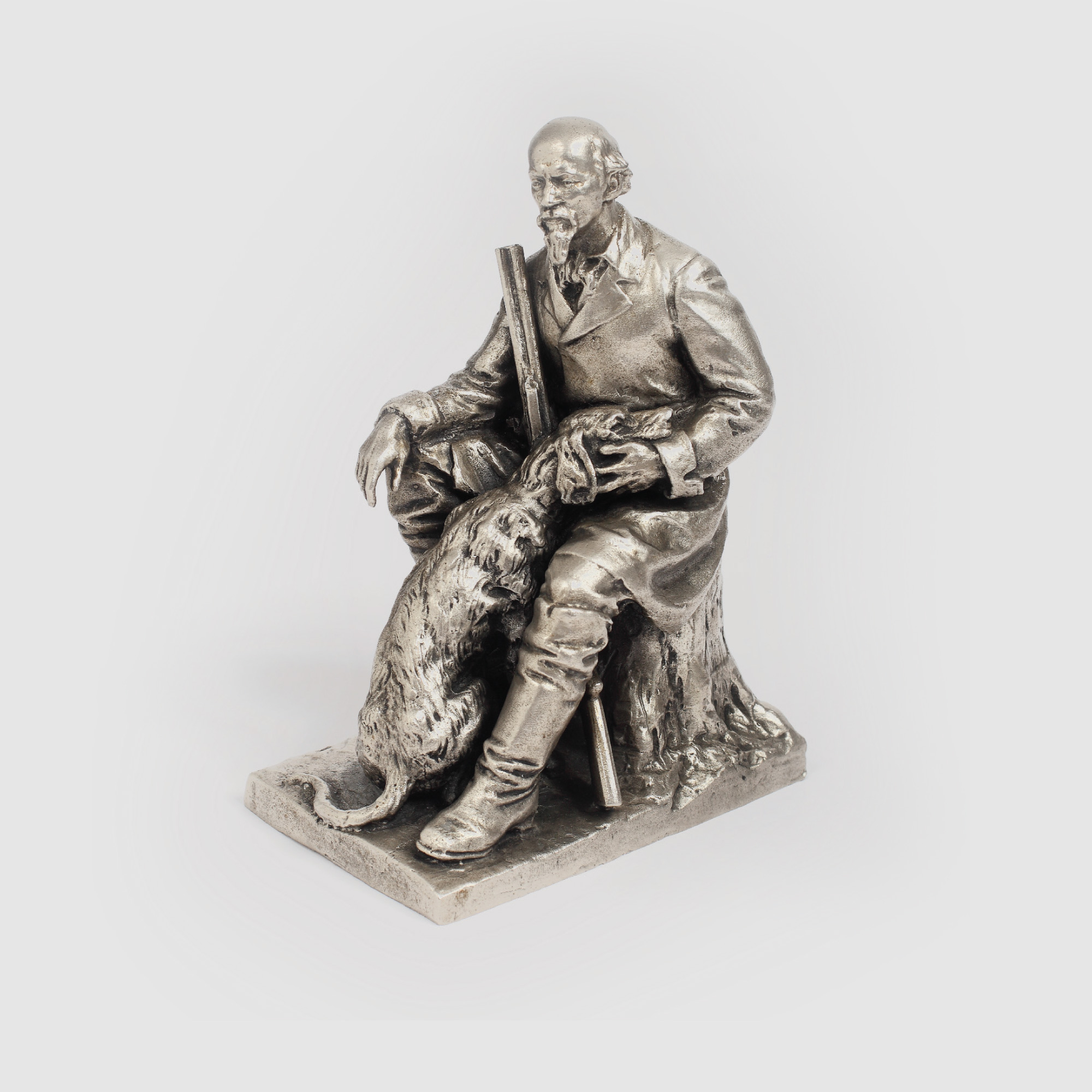 "Odihnă în pădure" - piesă decorativă din aluminiu, pentru birou