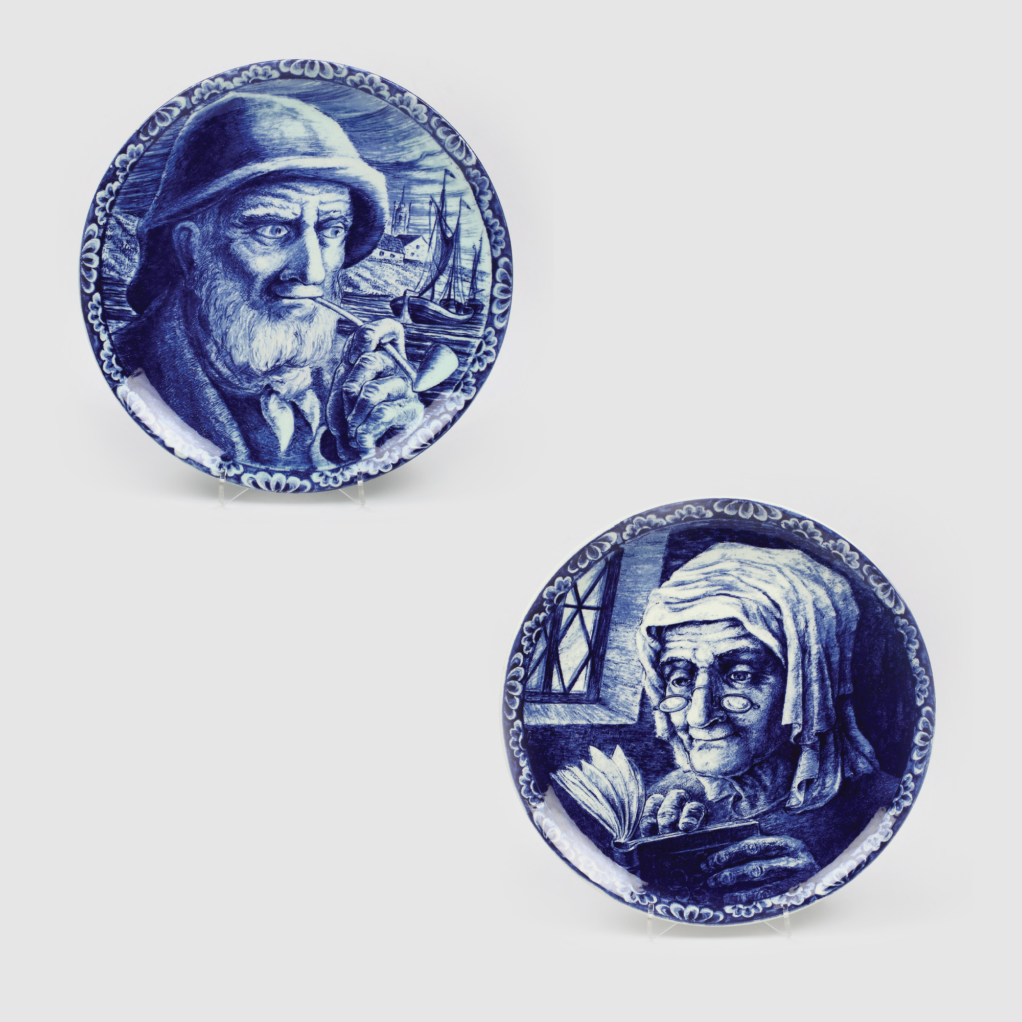 Platouri decorative Boch Frères, începutul sec. XX