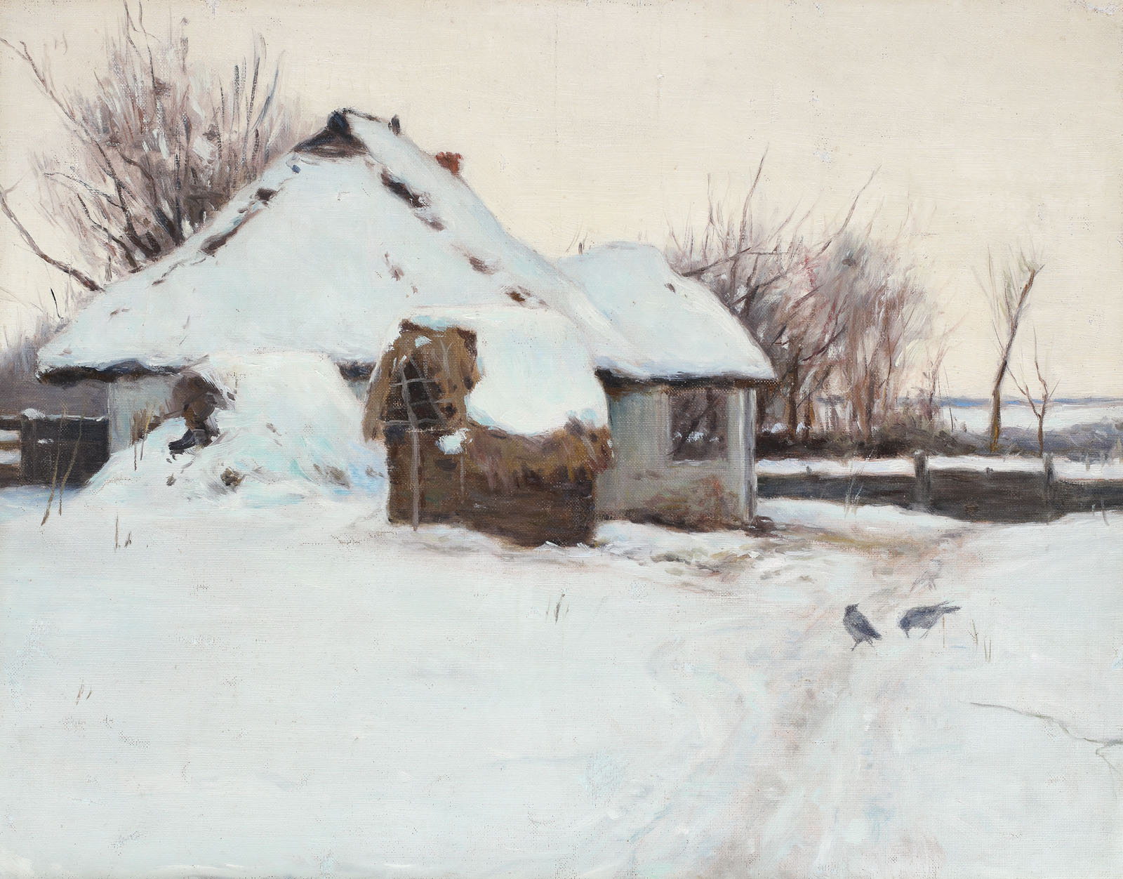 Winter on the grandparents' alley