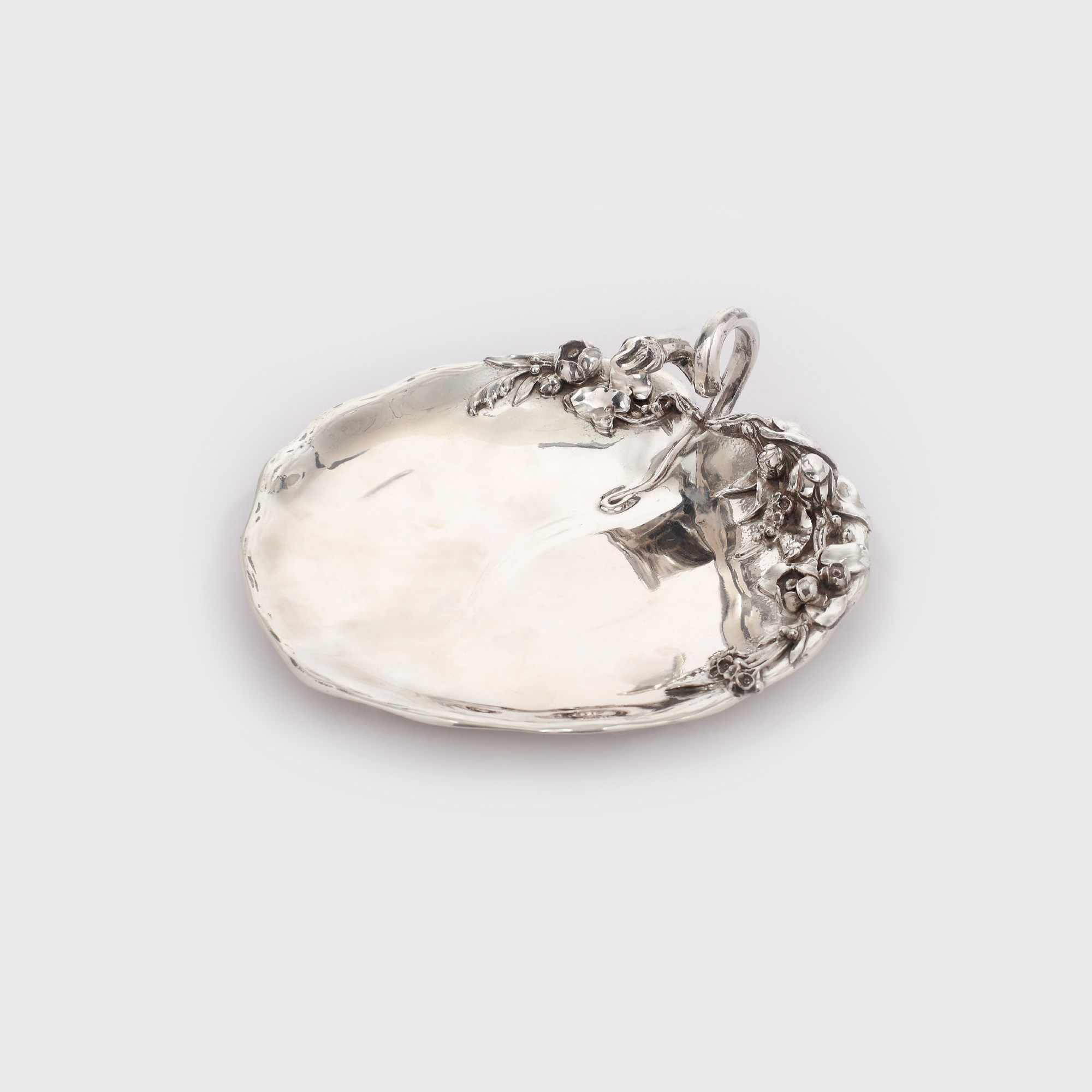 Vide-poche Art Nouveau, din argint M. H. Wilkens & Söhne, cca. 1900