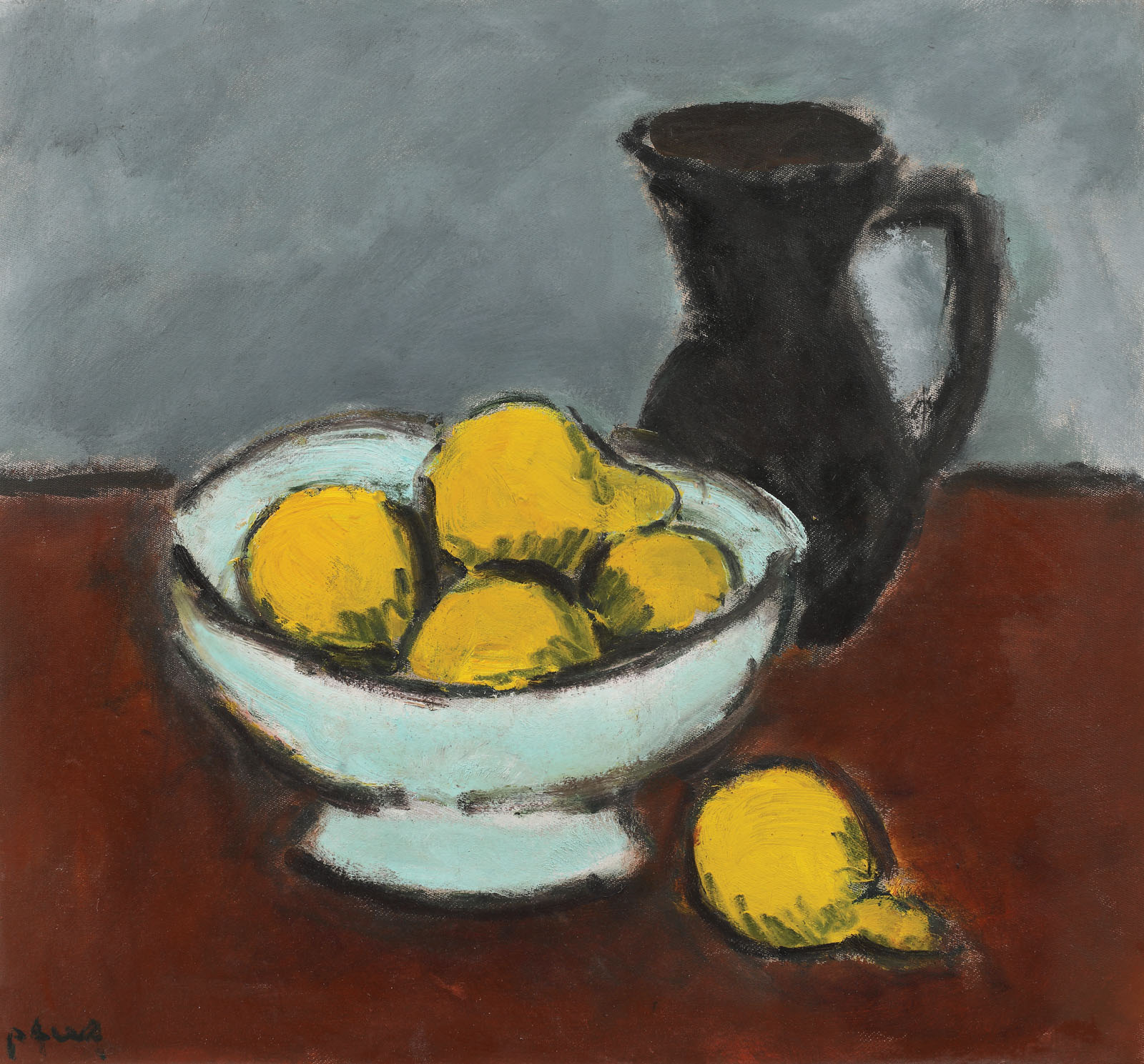 Still life with lemons