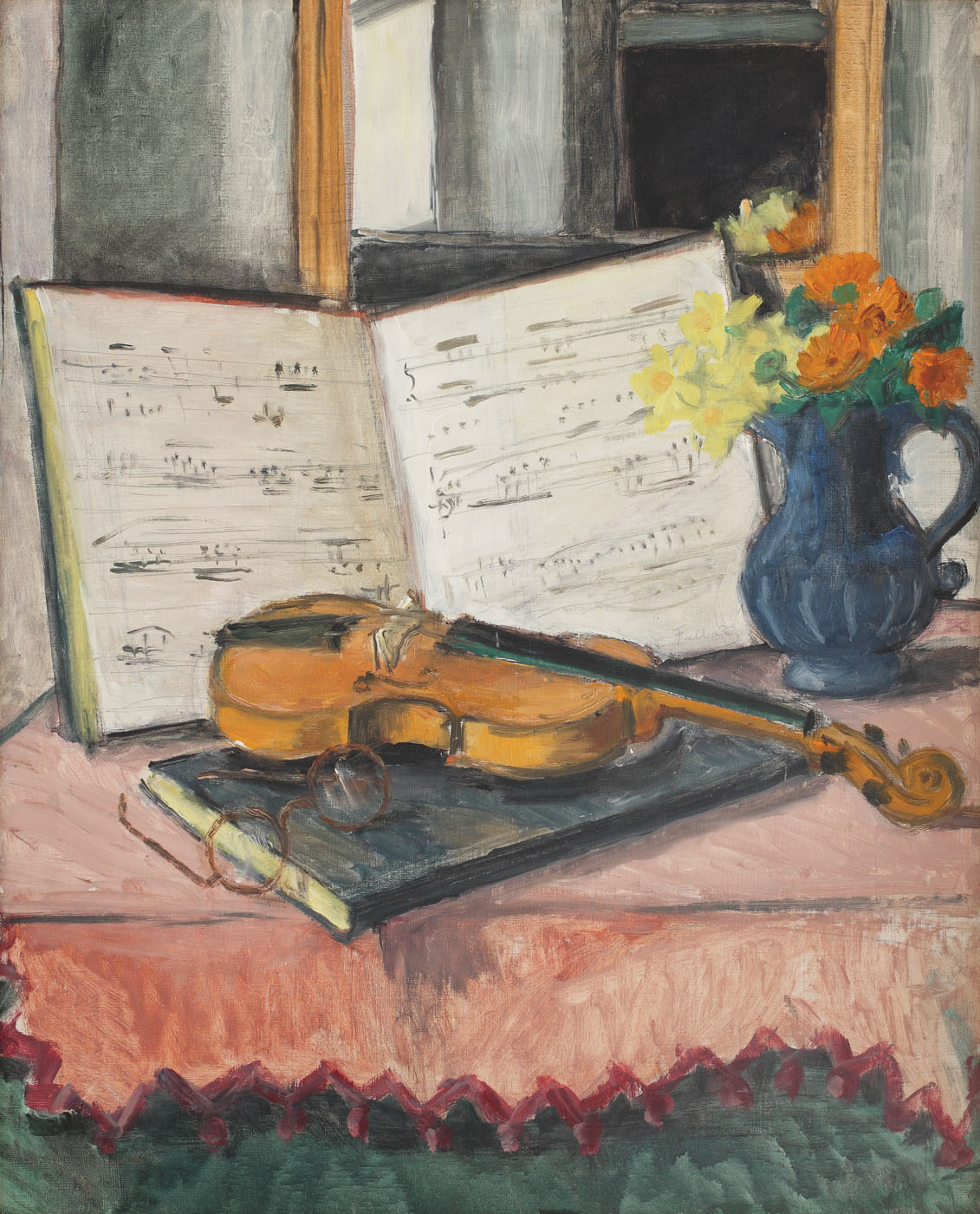 Vioară şi note muzicale