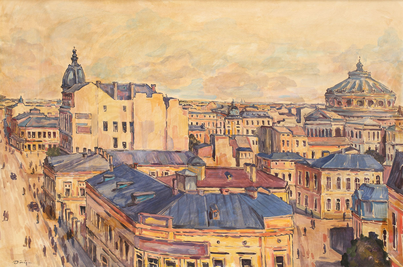 Vedere asupra Bucureştiului