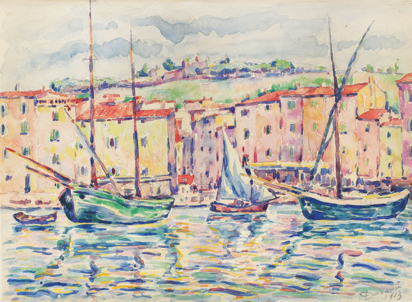 Bărci la Saint Tropez