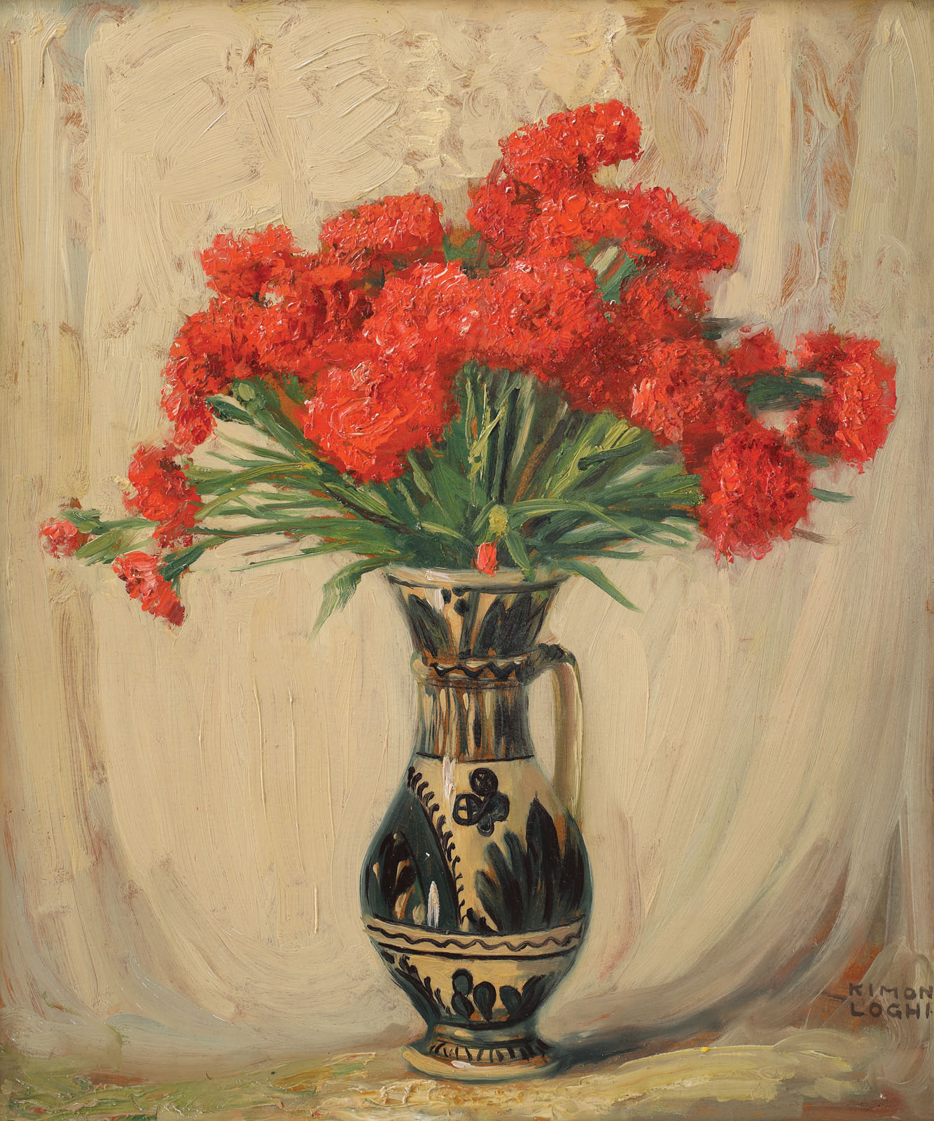 Red carnations