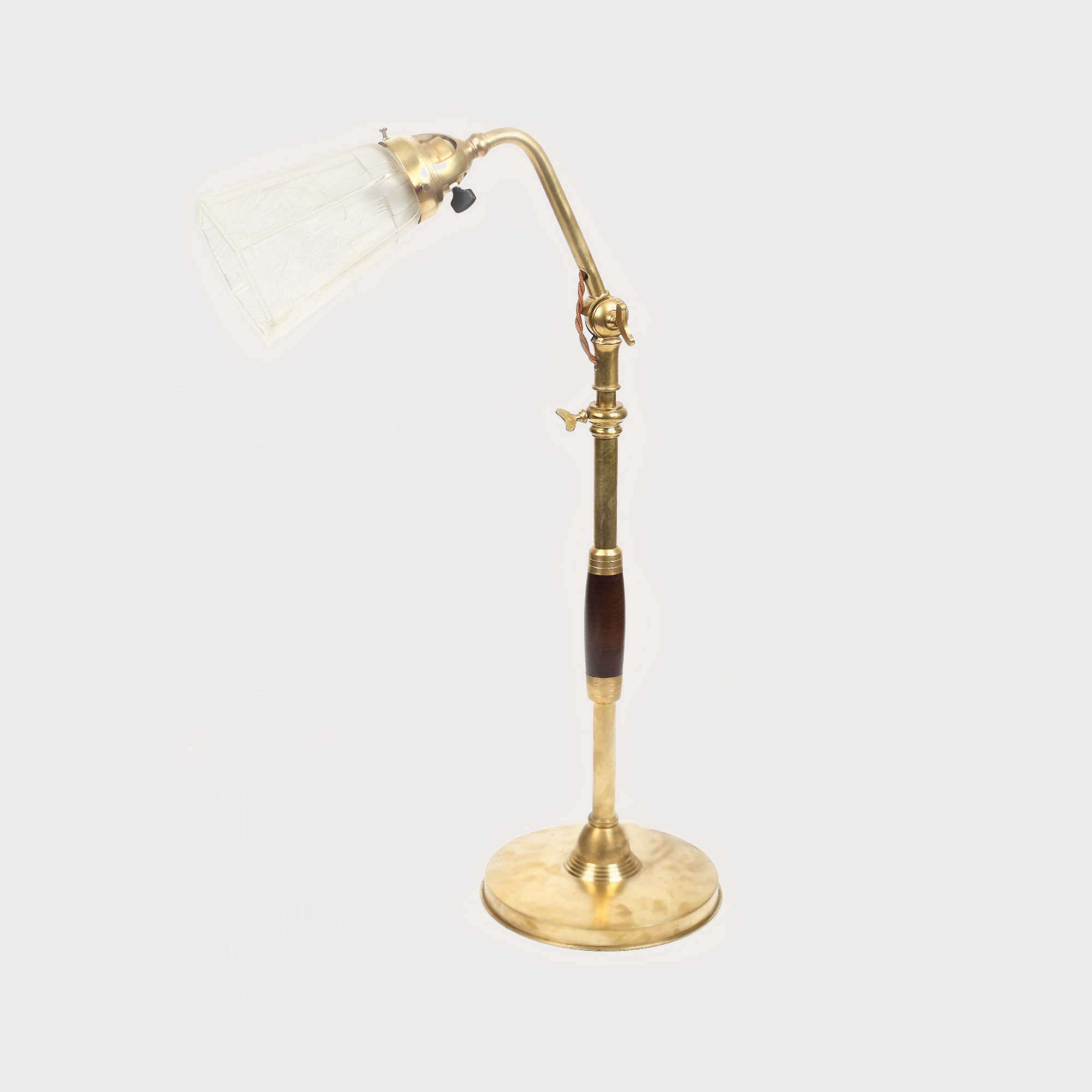 Lampă de birou Daum Nancy, stil Art Deco, 1920-1940
