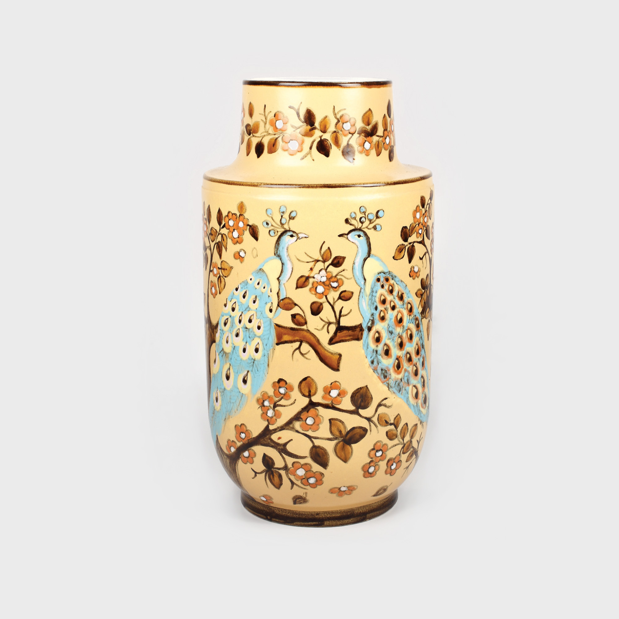 Vas decorativ din ceramică, ce a aparţinut soţilor Ceauşescu, însoţit de certificat RAPPS 