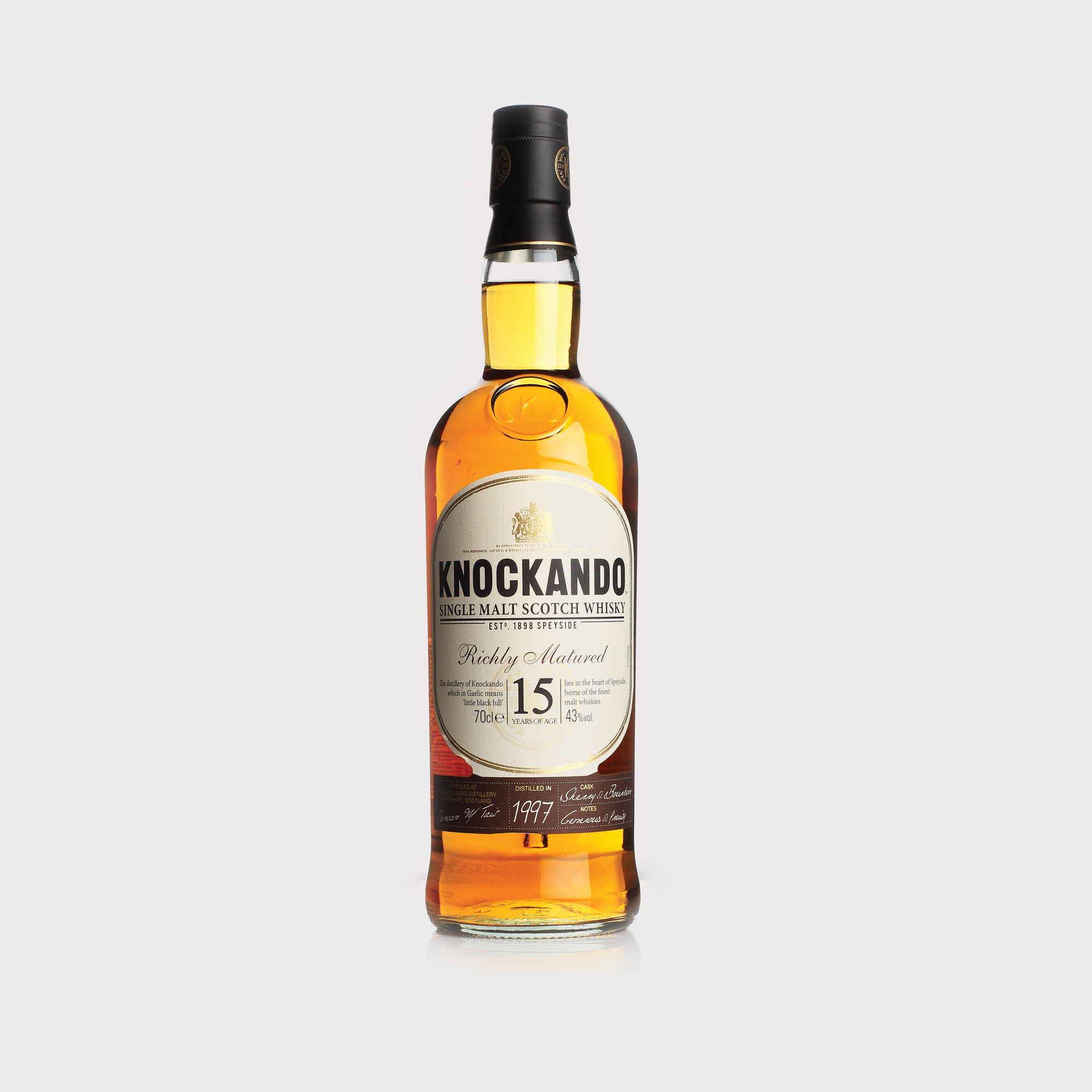 Knockando 15 Year Old 1997, 70 cl., în etui
