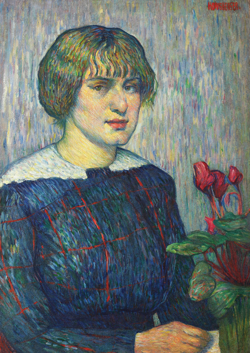 Portret cu ciclame