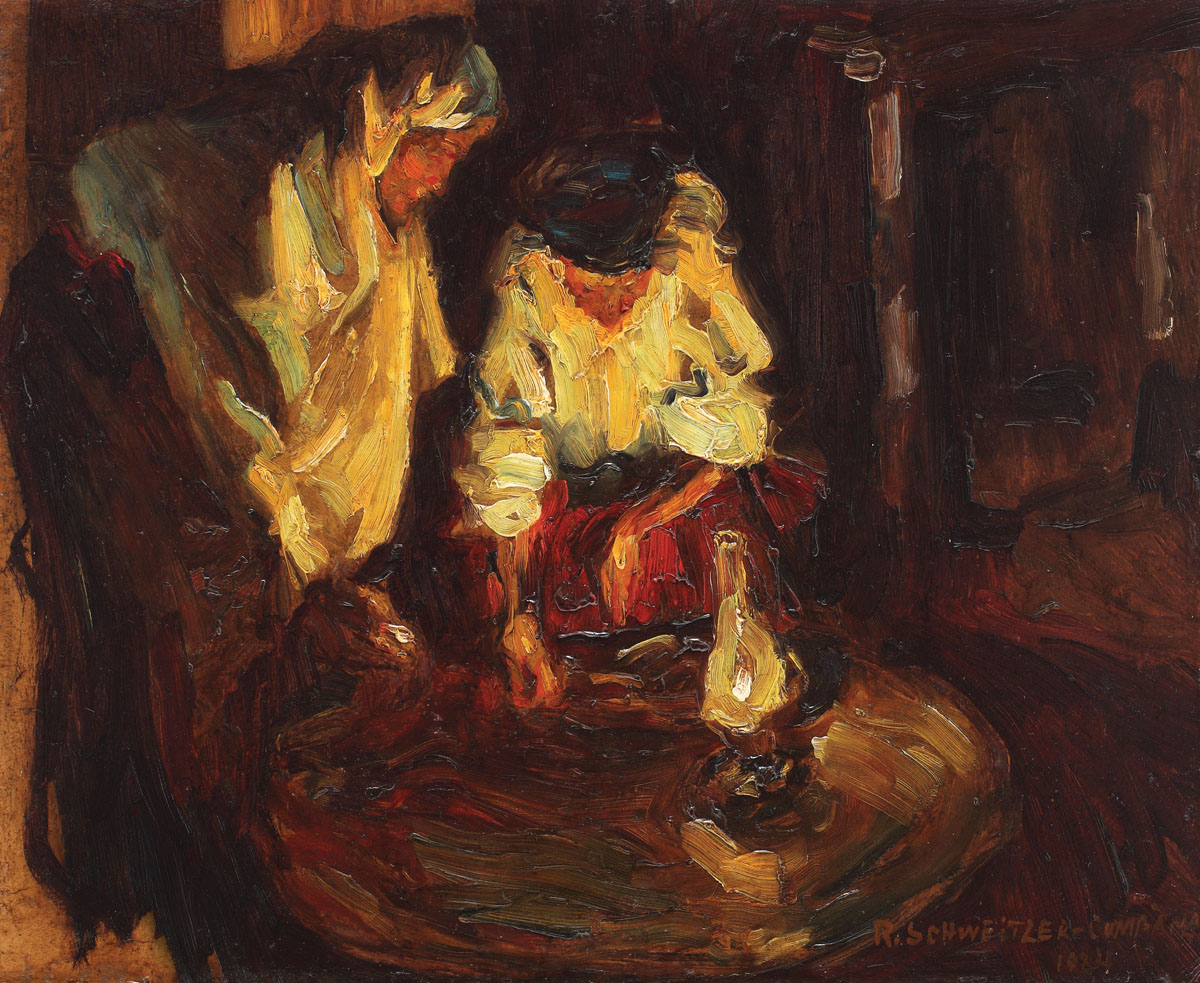 La lumina lămpii