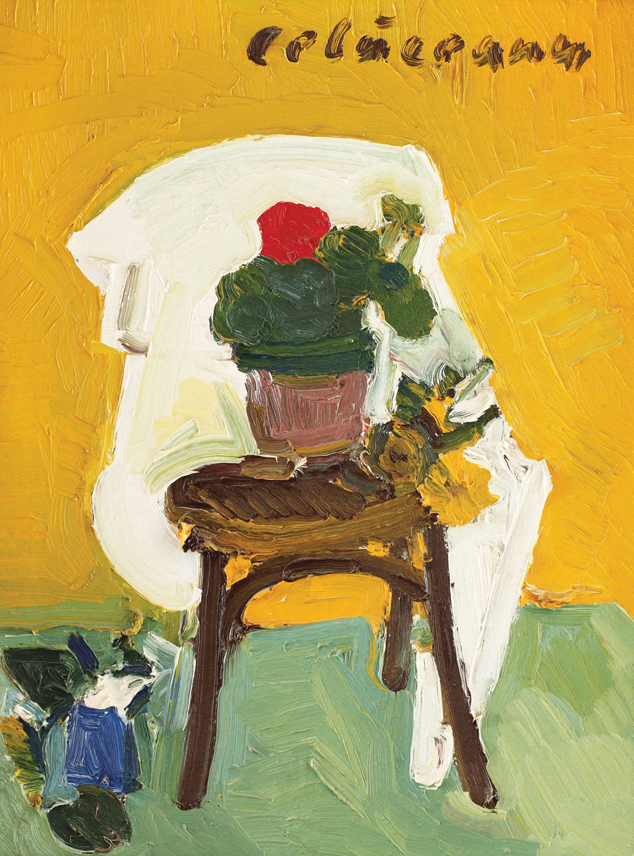 Muşcata din atelier
