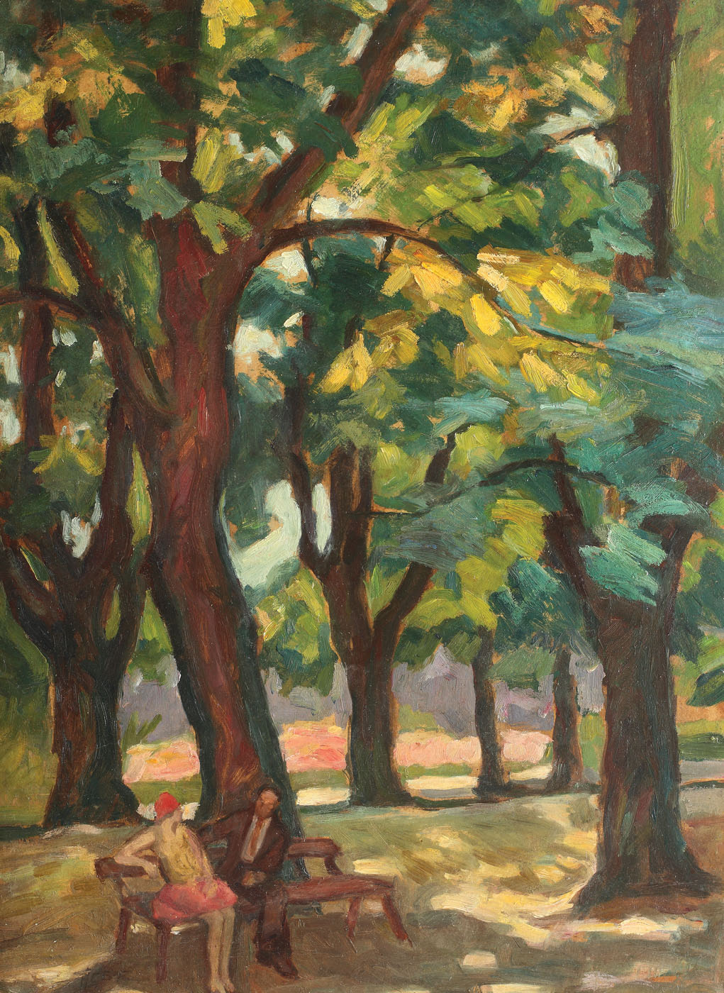 Idilă în parc