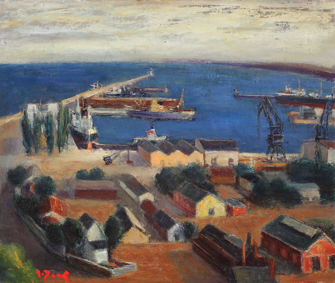 În portul Constanţa